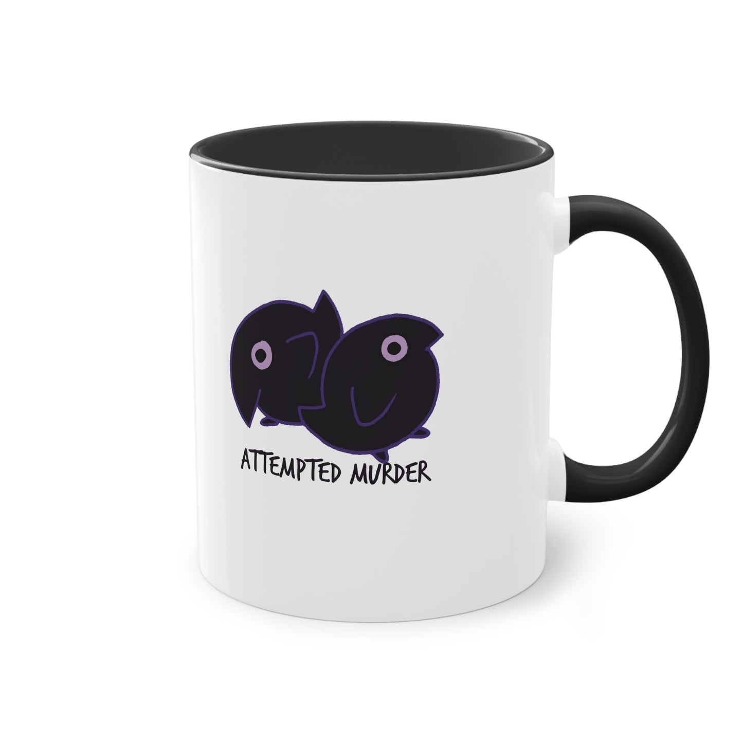 Two Tone Mug - Attempted Murder Design - ALIQUOS