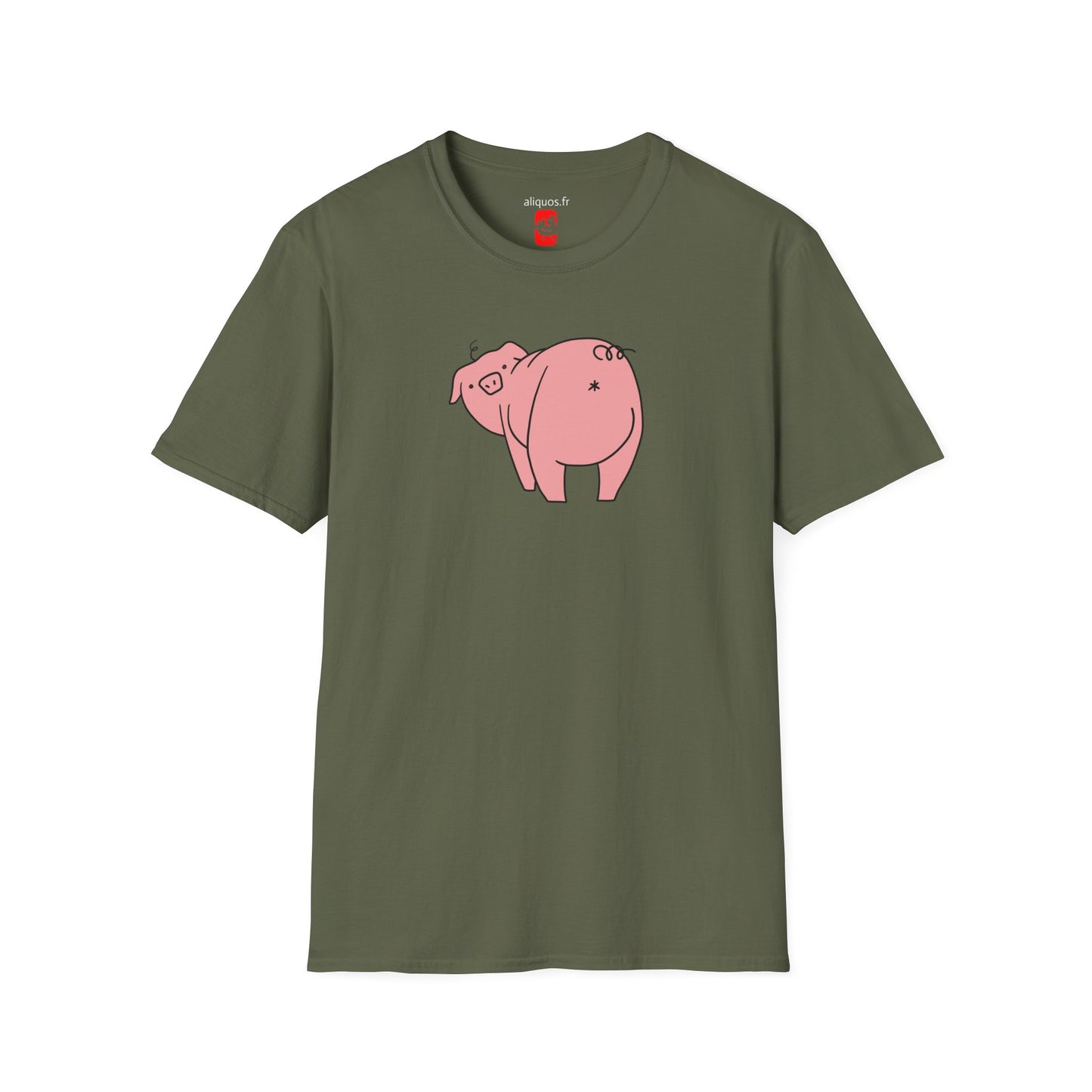 Piggy Rear Unisex Tee - ALIQUOS