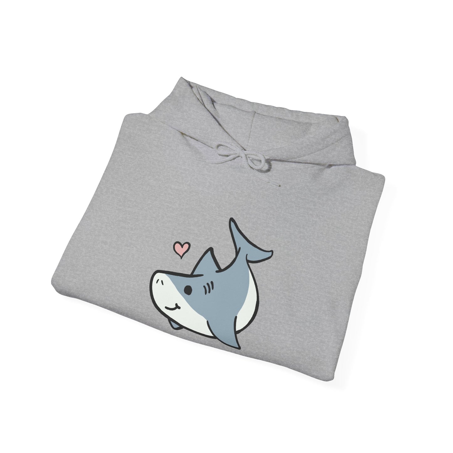 Sweat à capuche unisexe - Love Shark - Aliquos