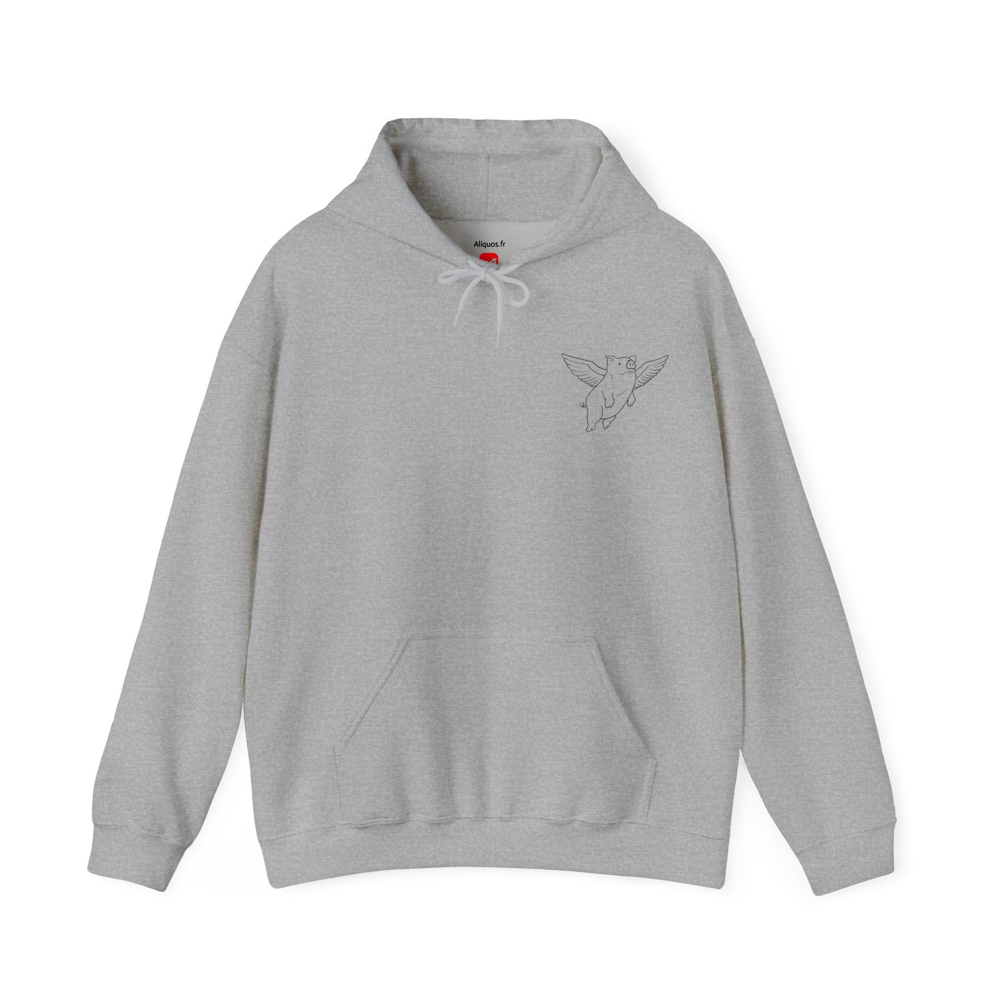 Sweat à capuche unisexe Flying Piggy