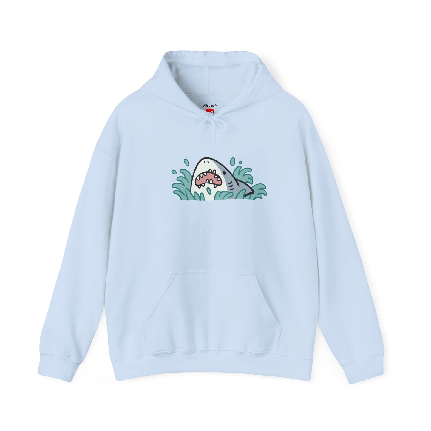 Unisex Hooded Sweatshirt - Surprise Shark - Aliquos