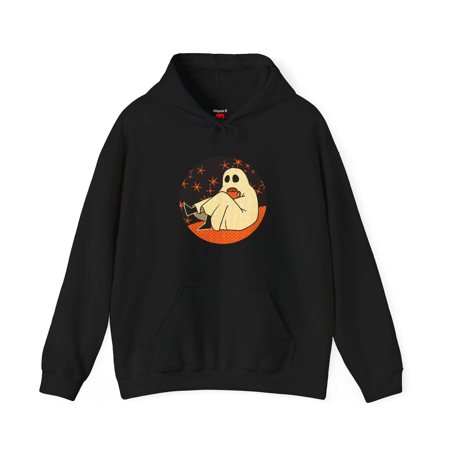 Sweat à capuche unisexe - Motif « Moonlit Coffee »