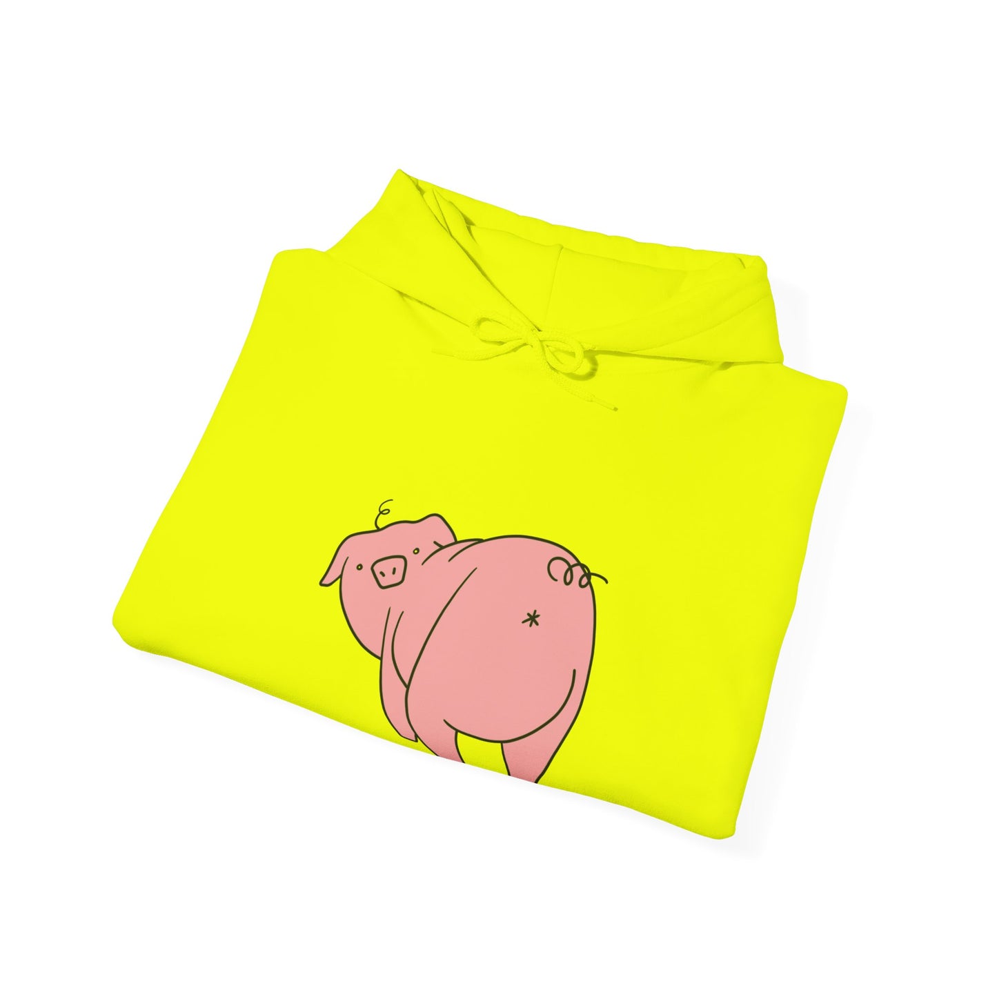 Piggy Rear Unisex Hooded Sweatshirt - ALIQUOS
