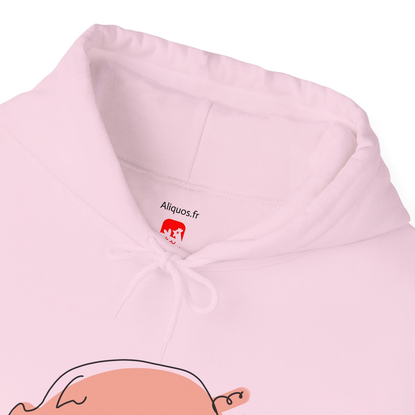 Chubby Piggy Unisex Hooded Sweatshirt - ALIQUOS