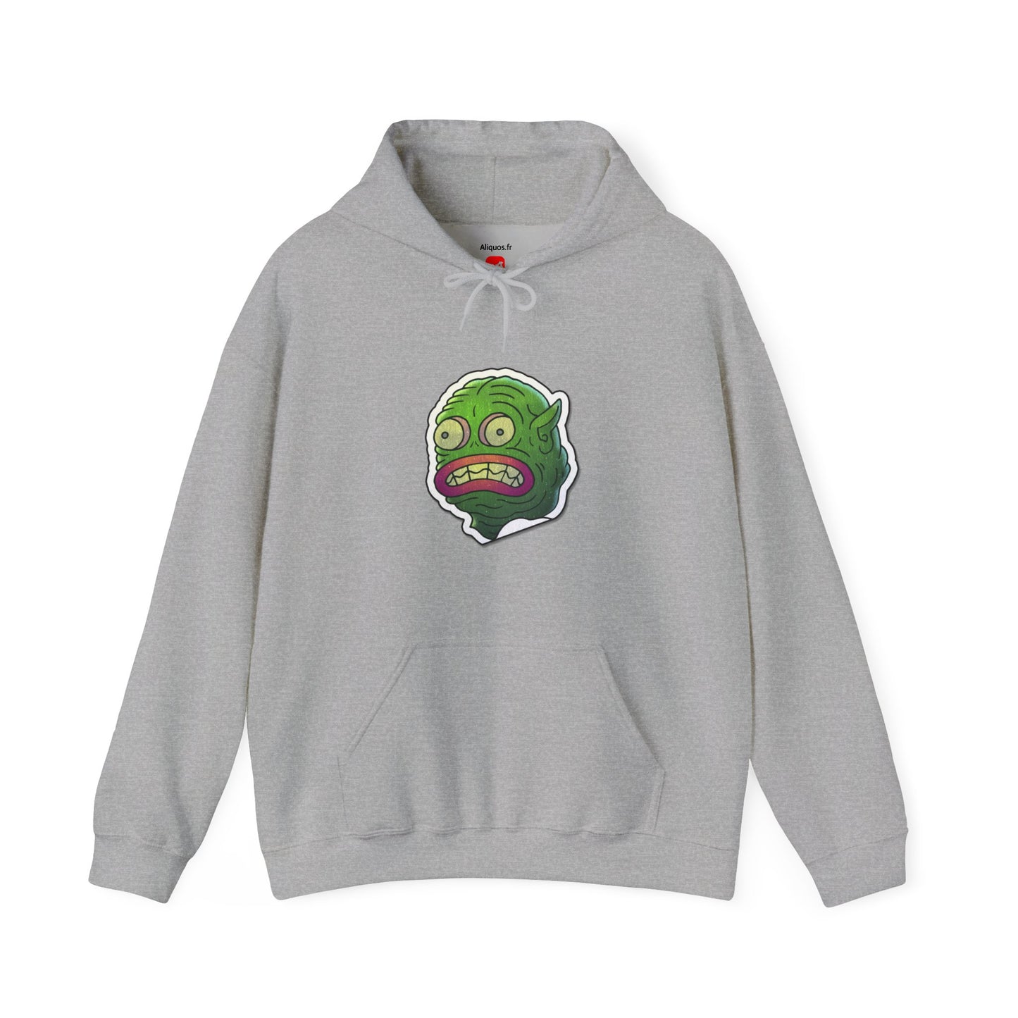 Unisex Hooded Sweatshirt - Water Monster Design - ALIQUOS