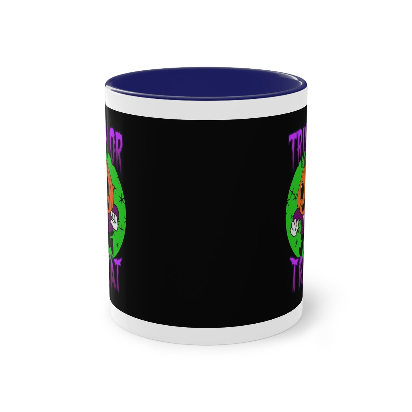 Two Tone Mug - Halloween Jack O' Lantern - ALIQUOS