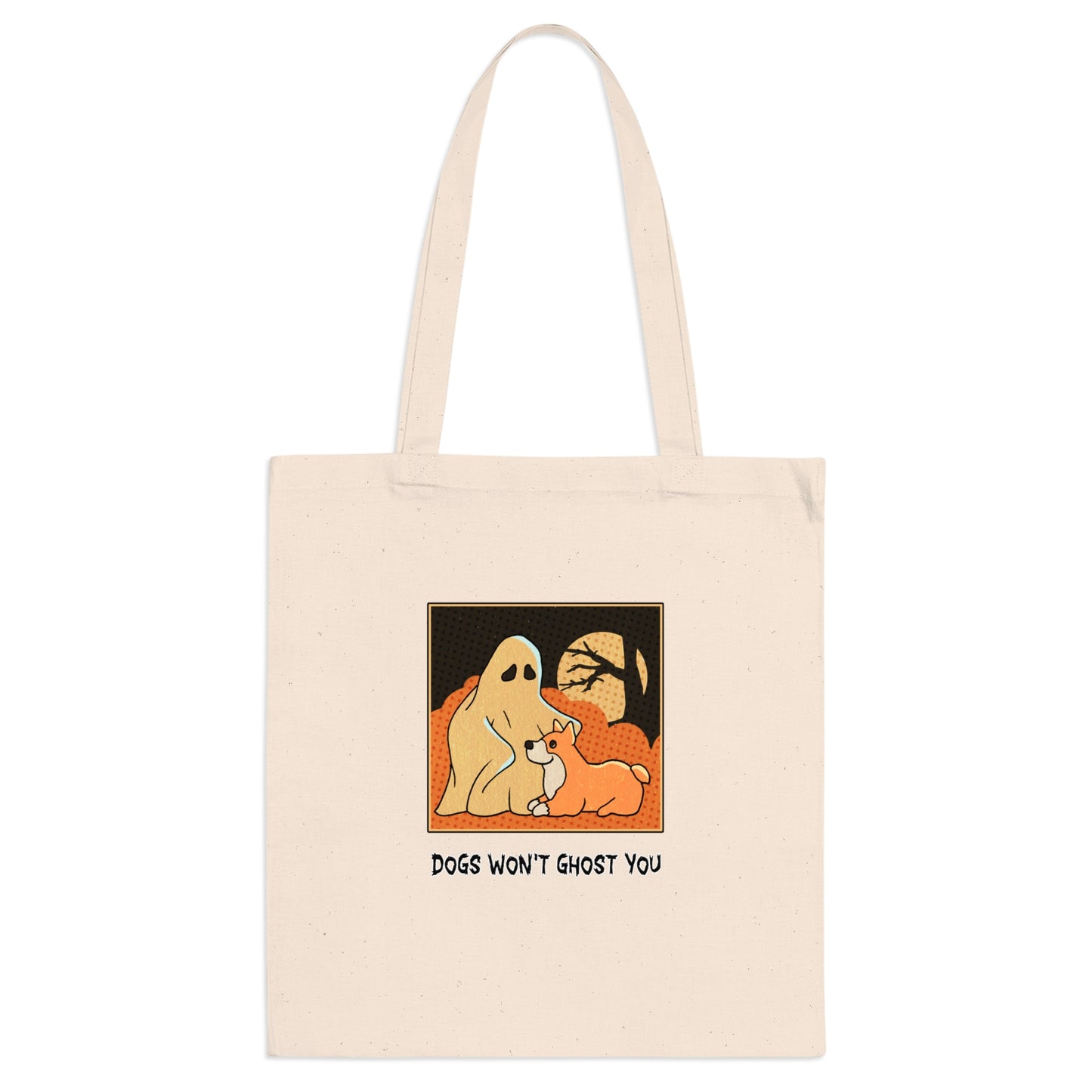 Tote Bag - 'Dogs Won't Ghost You' - ALIQUOS