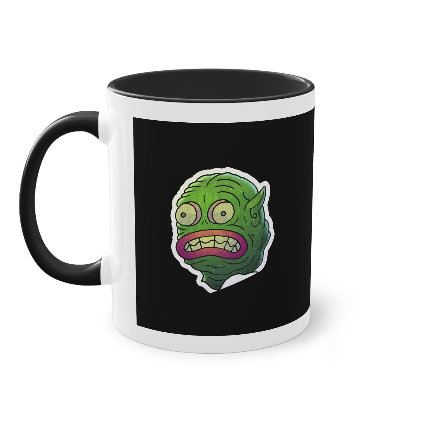 Two Tone Mug - Water Monster Design - ALIQUOS