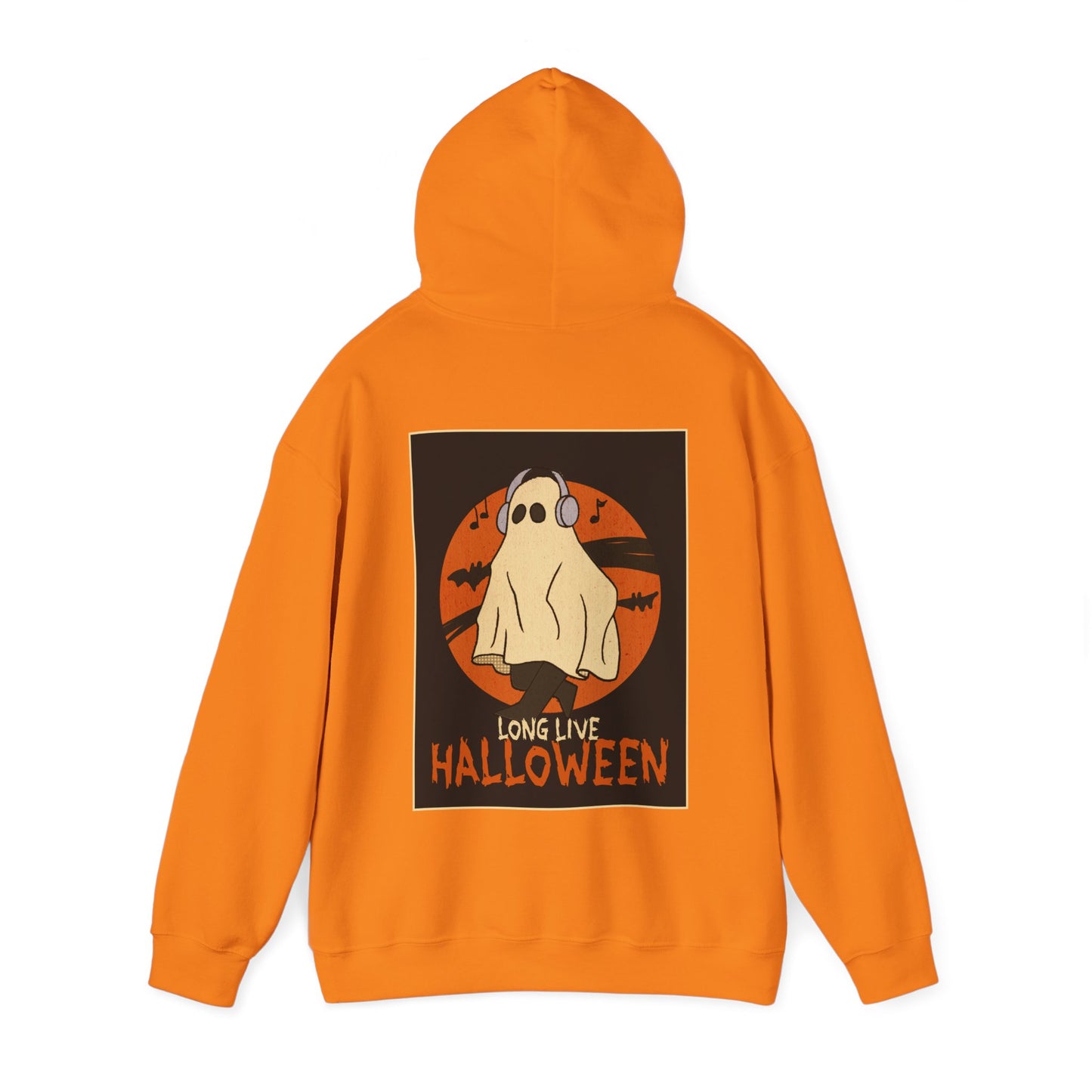Sweat à capuche unisexe - Motif « Fantôme musical »