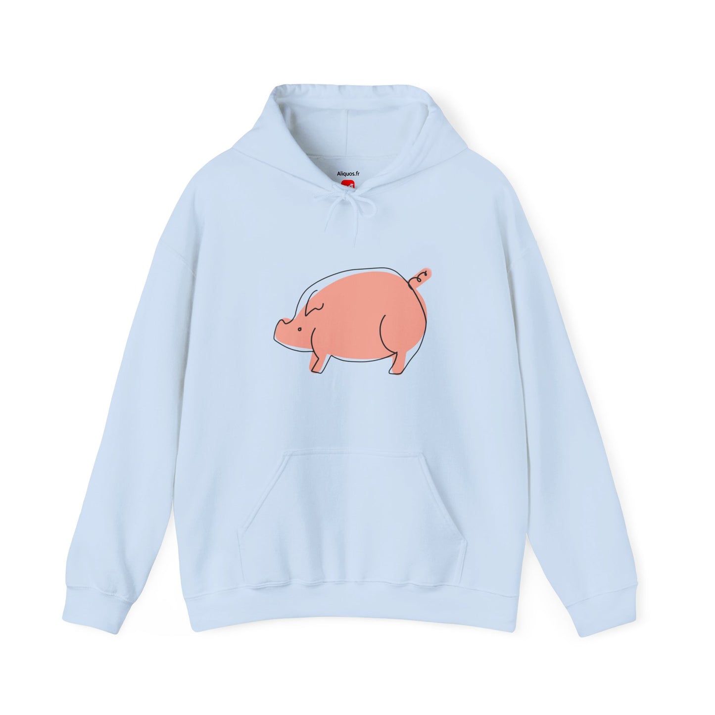 Chubby Piggy Unisex Hooded Sweatshirt - ALIQUOS