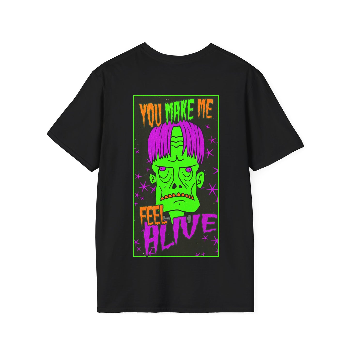 Unisex Tee - Frankenstein Monster Design - ALIQUOS