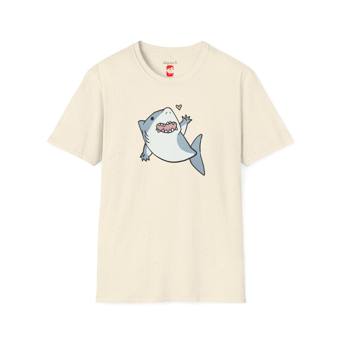Unisex T-Shirt - Cute Little Shark Wave - Aliquos