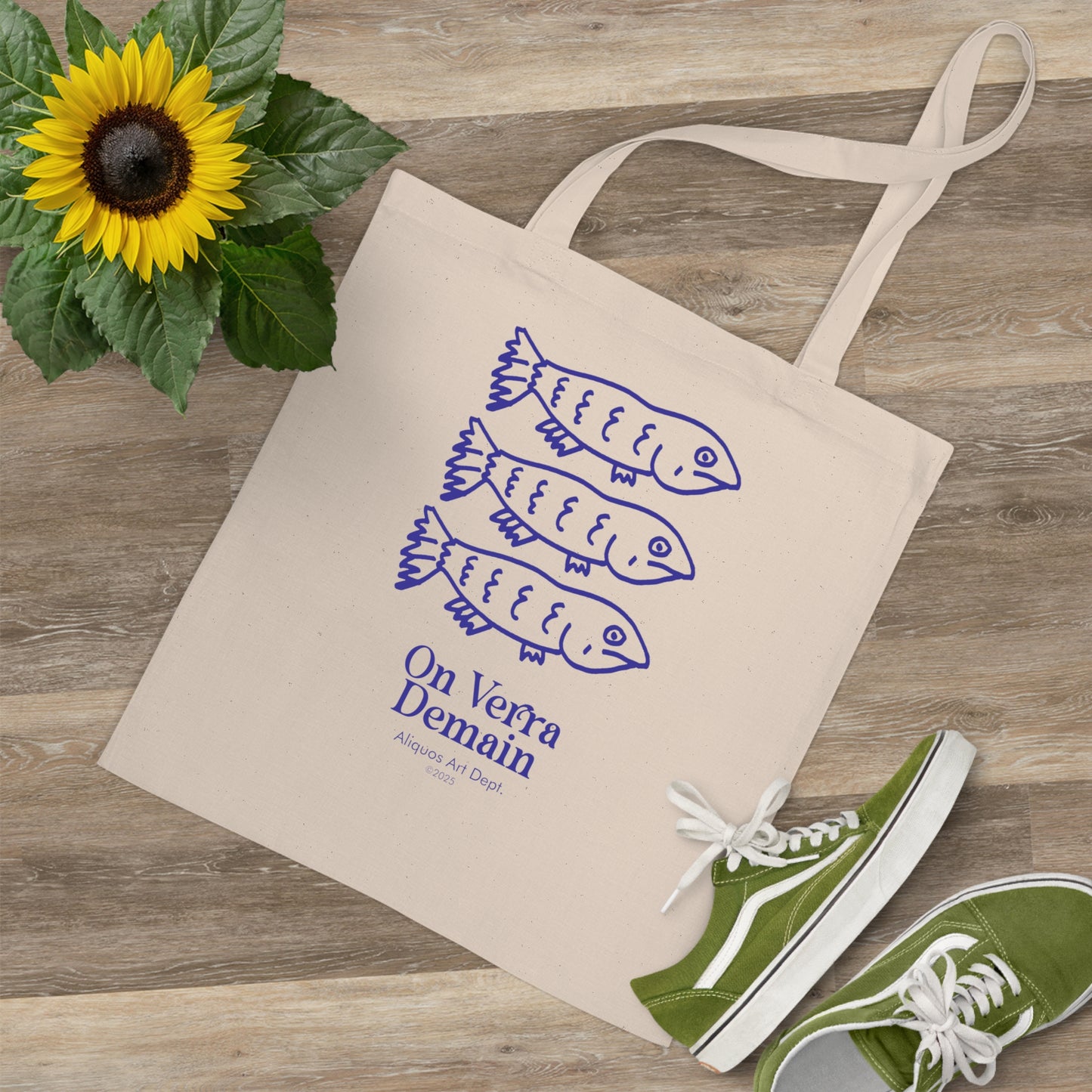 Three Fish Tote Bag - On Verra Demain - Aliquos