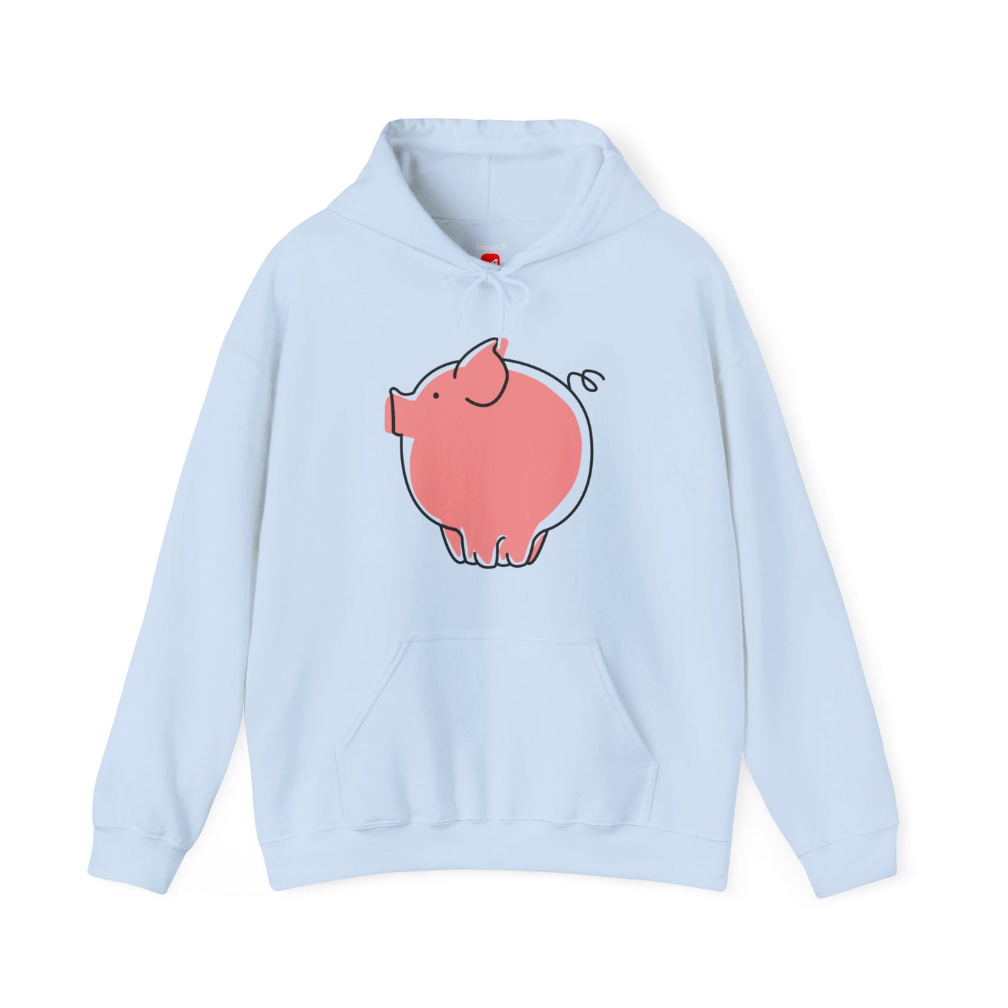 Pudgy Piggy Unisex Hooded Sweatshirt - ALIQUOS