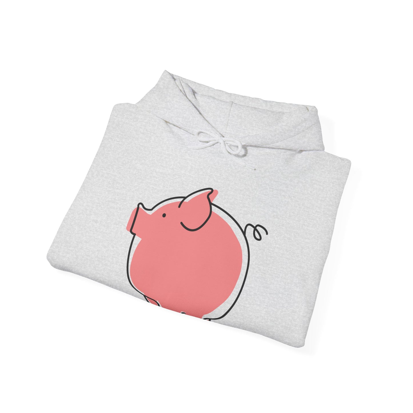 Pudgy Piggy Unisex Hooded Sweatshirt - ALIQUOS