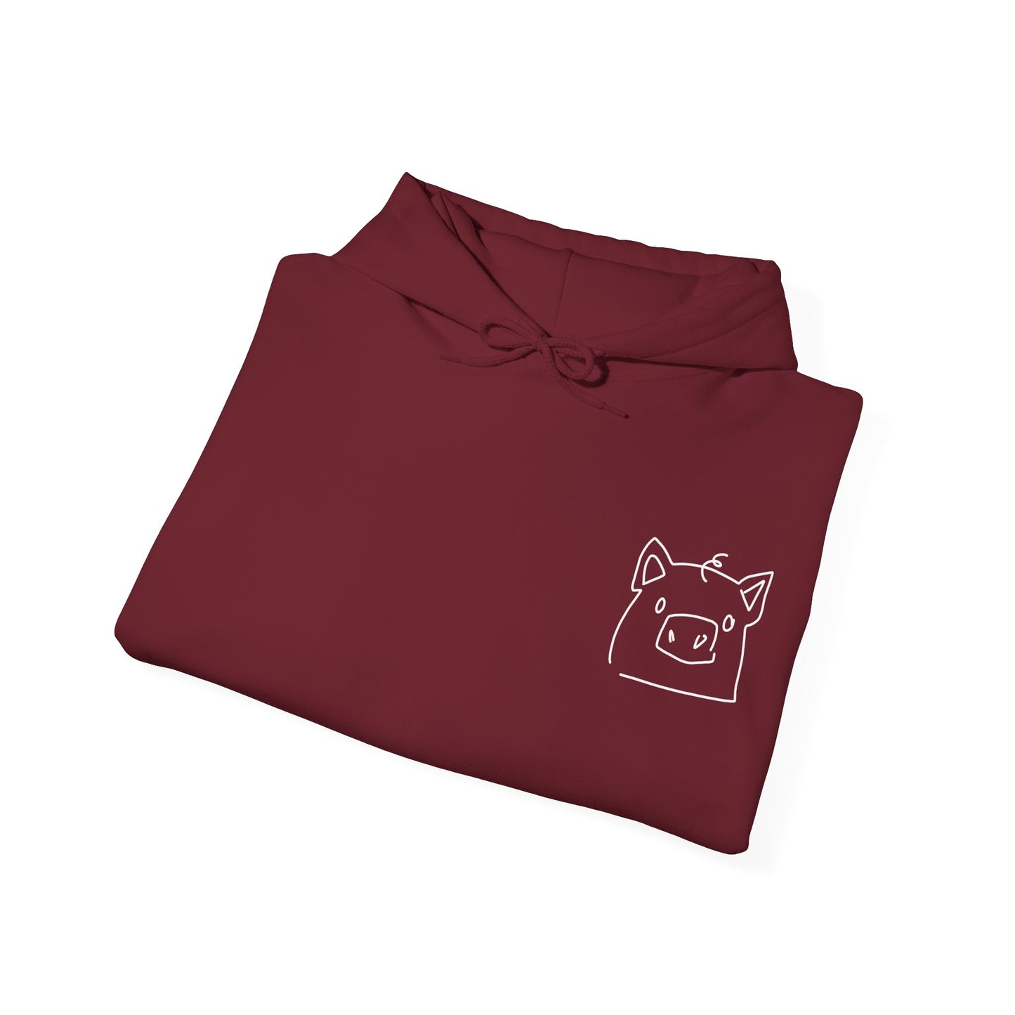 Piggy Face Unisex Hooded Sweatshirt - ALIQUOS