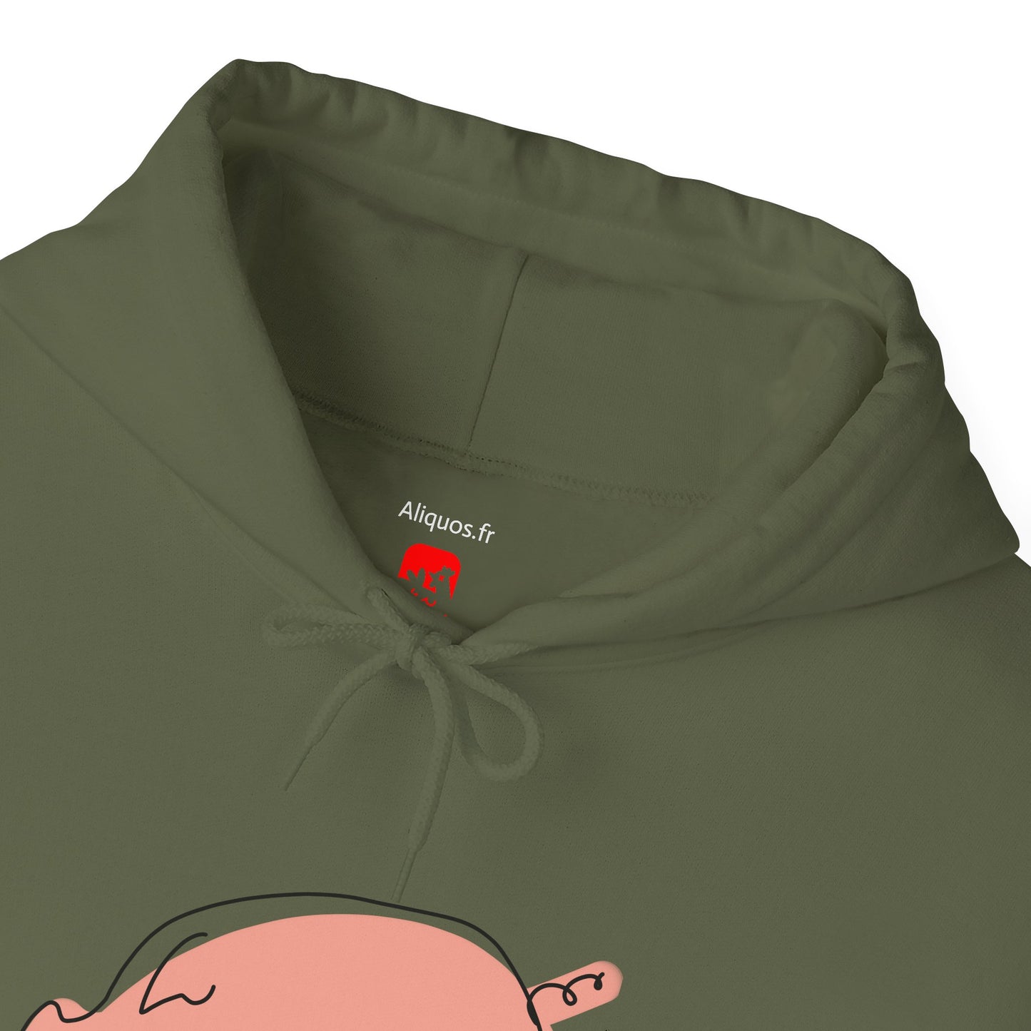 Chubby Piggy Unisex Hooded Sweatshirt - ALIQUOS