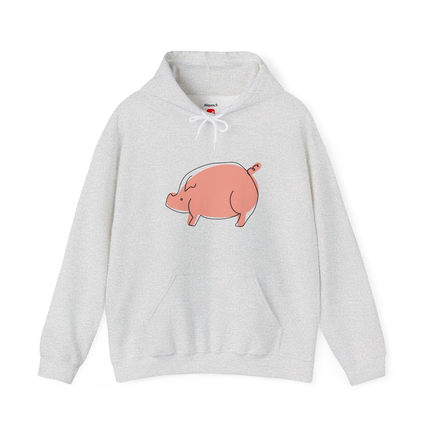 Chubby Piggy Unisex Hooded Sweatshirt - ALIQUOS