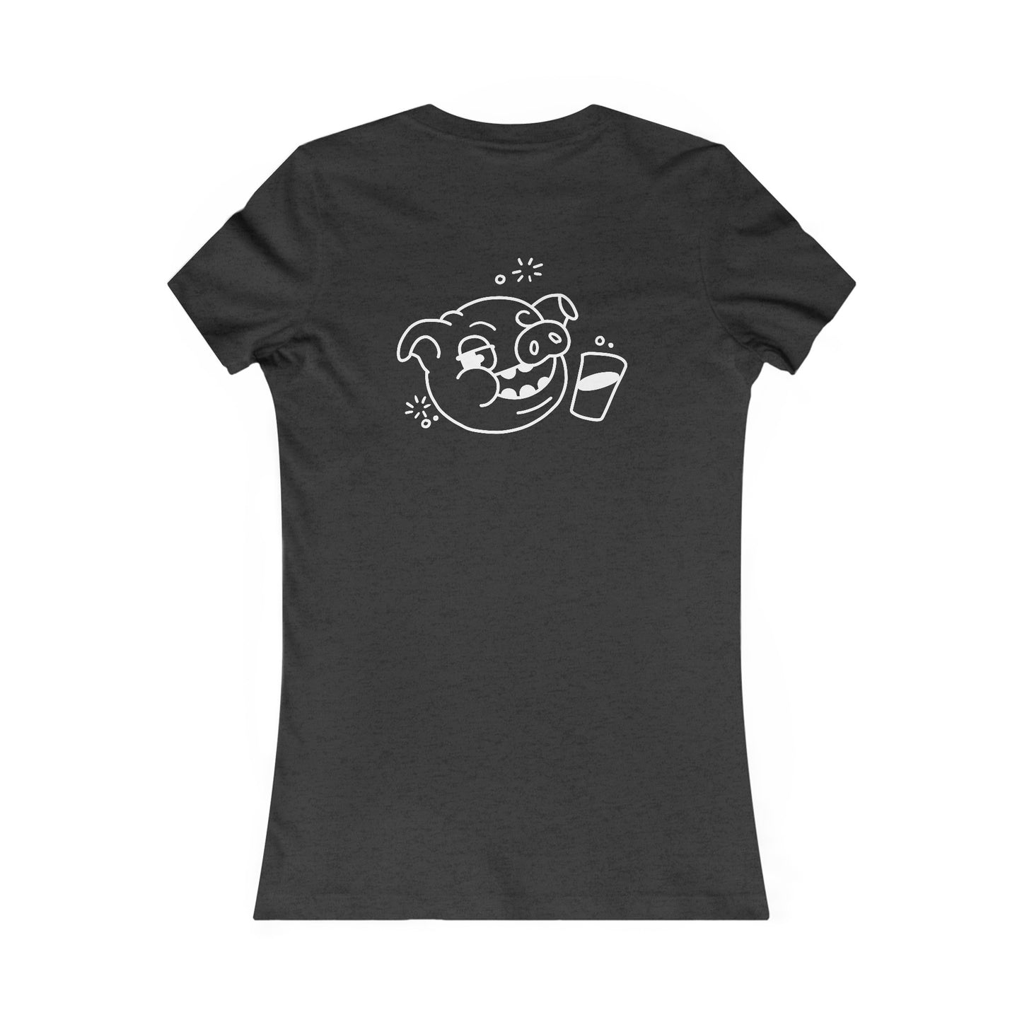 Drunken Piggy Women's fitted Tee - ALIQUOS