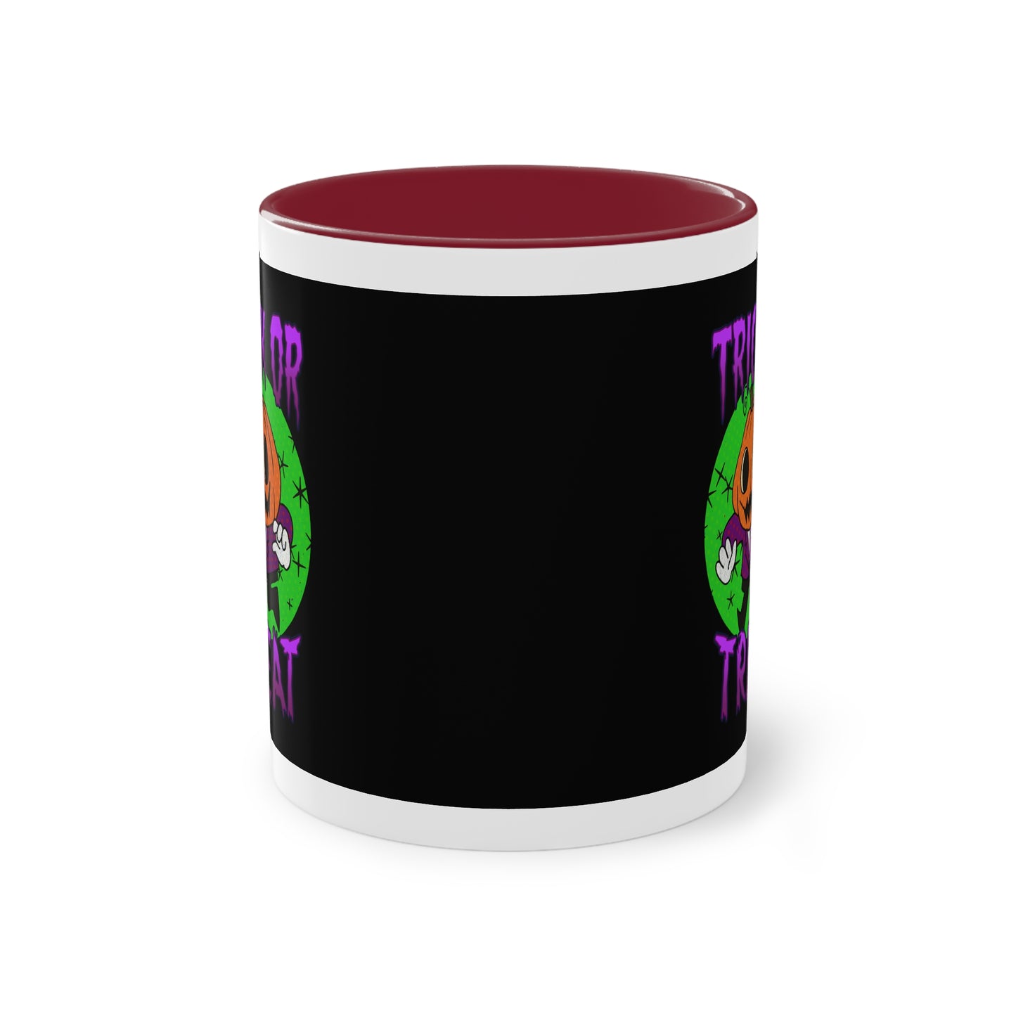 Two Tone Mug - Halloween Jack O' Lantern - ALIQUOS