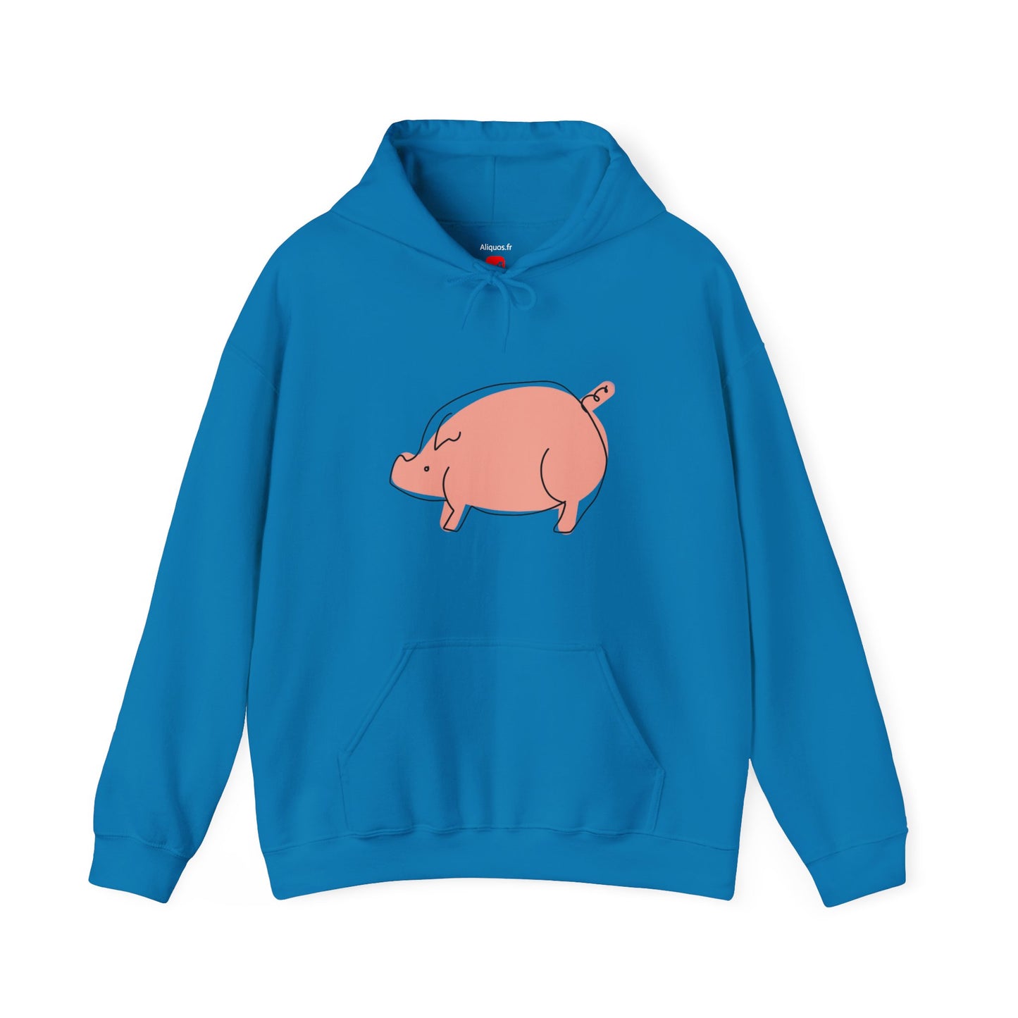 Chubby Piggy Unisex Hooded Sweatshirt - ALIQUOS