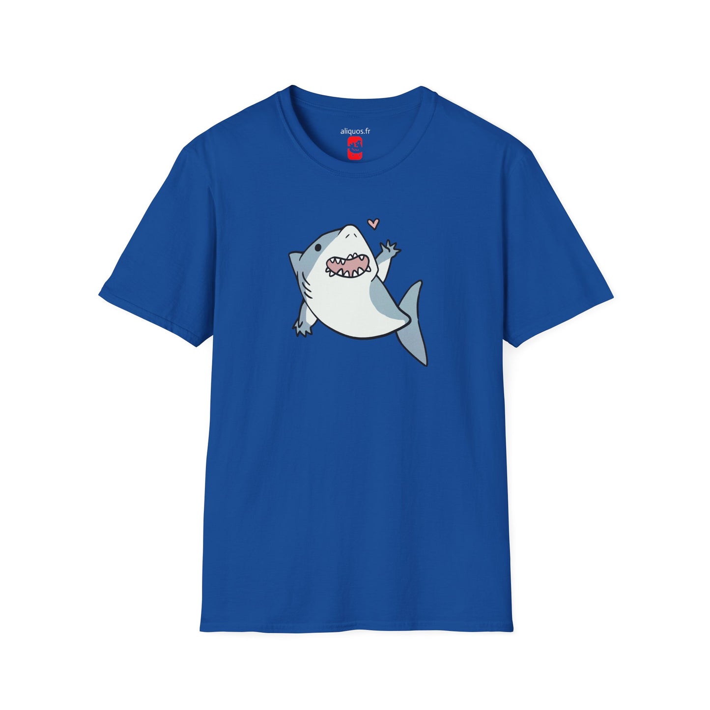 Unisex T-Shirt - Cute Little Shark Wave - Aliquos