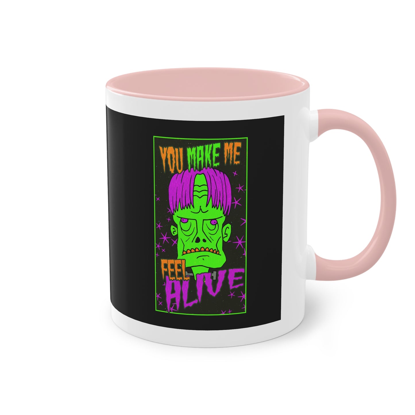 Two Tone Mug - Frankenstein Monster Design - ALIQUOS