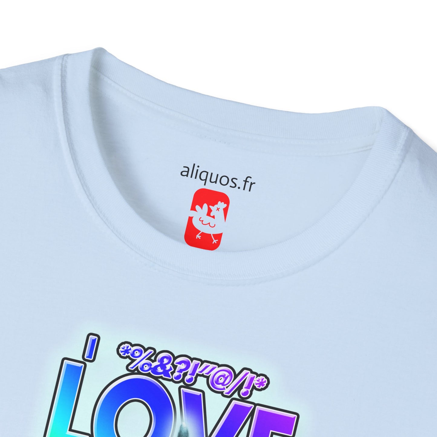 T-shirt unisexe - J'adore les requins - Aliquos