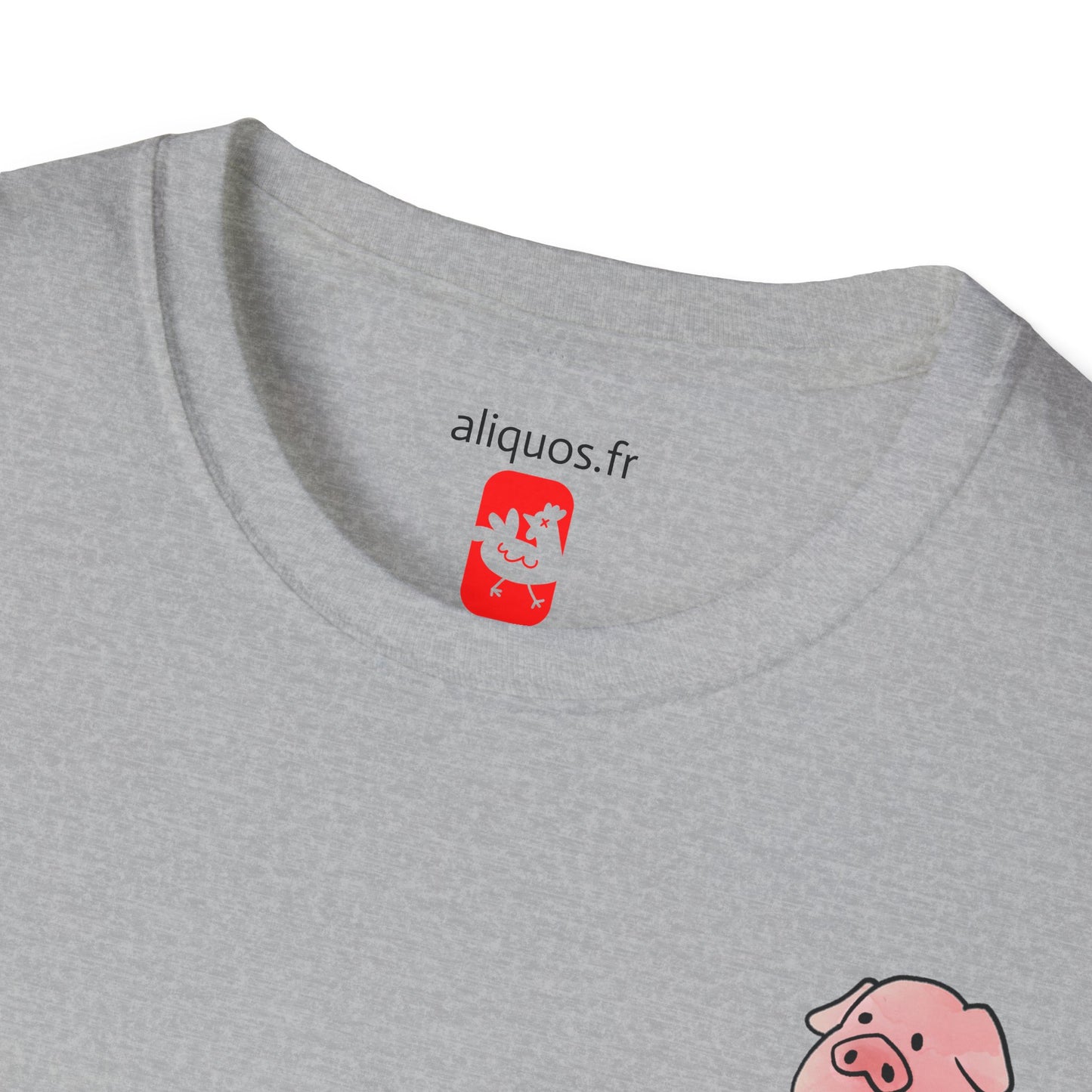 Unisex T-Shirt - Sitting Piggy - Aliquos