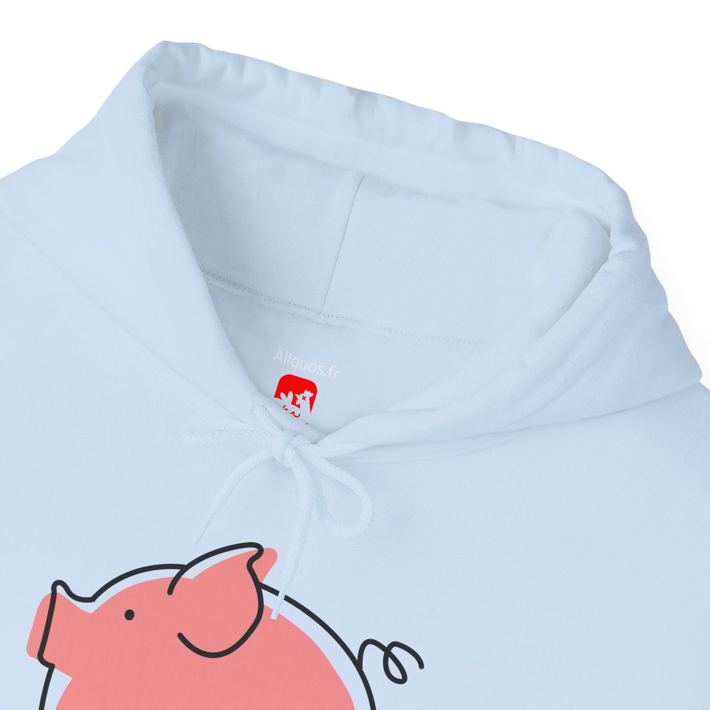 Pudgy Piggy Unisex Hooded Sweatshirt - ALIQUOS
