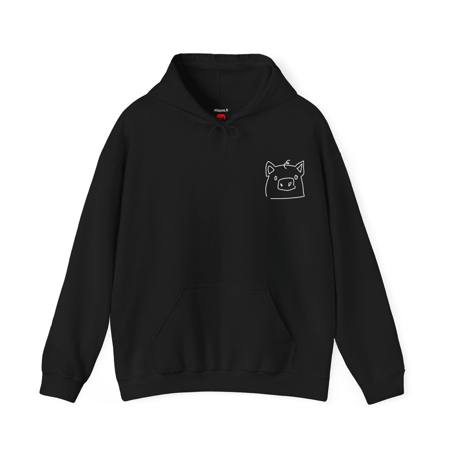 Piggy Face Unisex Hooded Sweatshirt - ALIQUOS