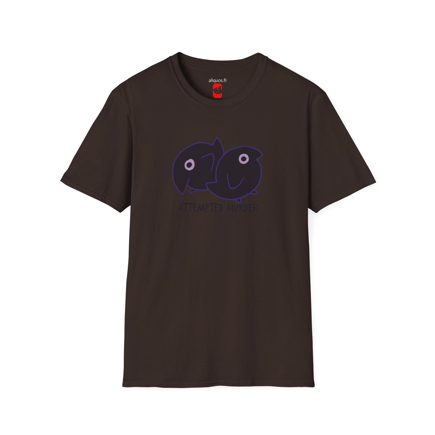 Unisex Tee - Attempted Murder Design - ALIQUOS