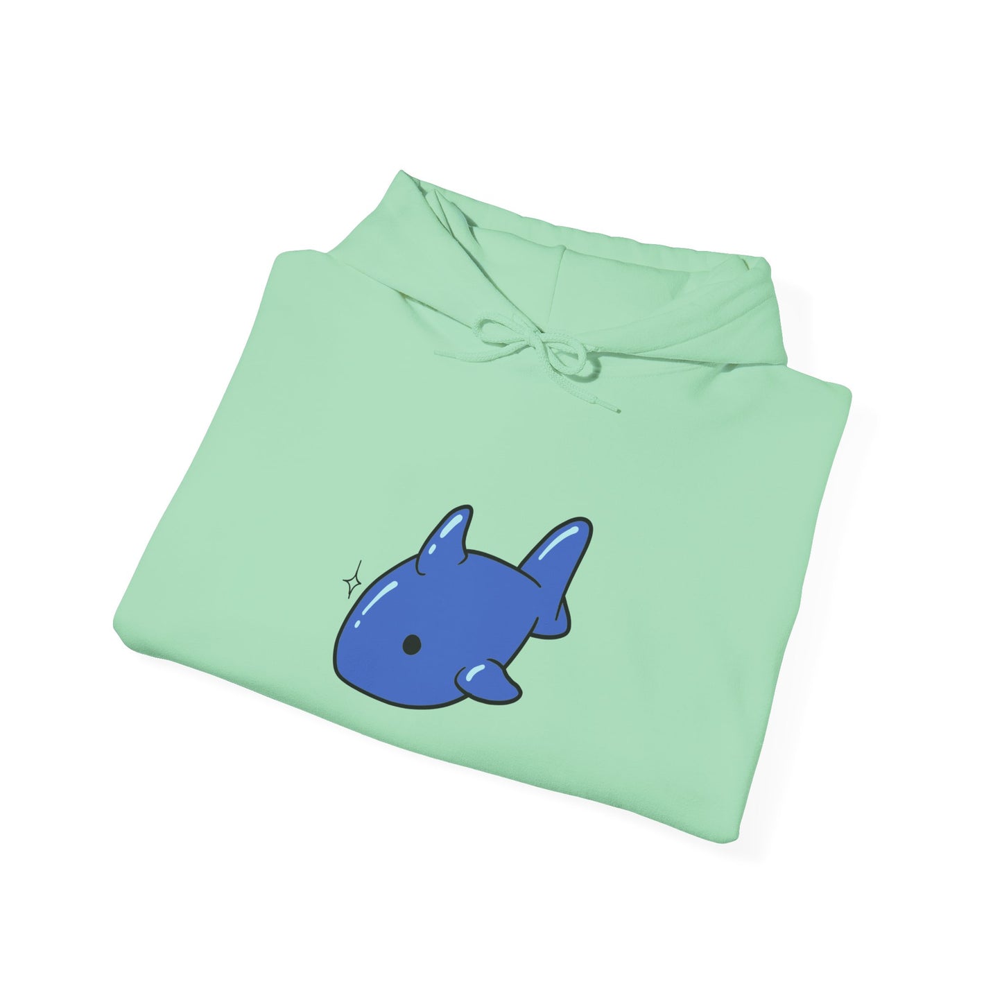Unisex Hooded Sweatshirt - Floaty Shark - Aliquos