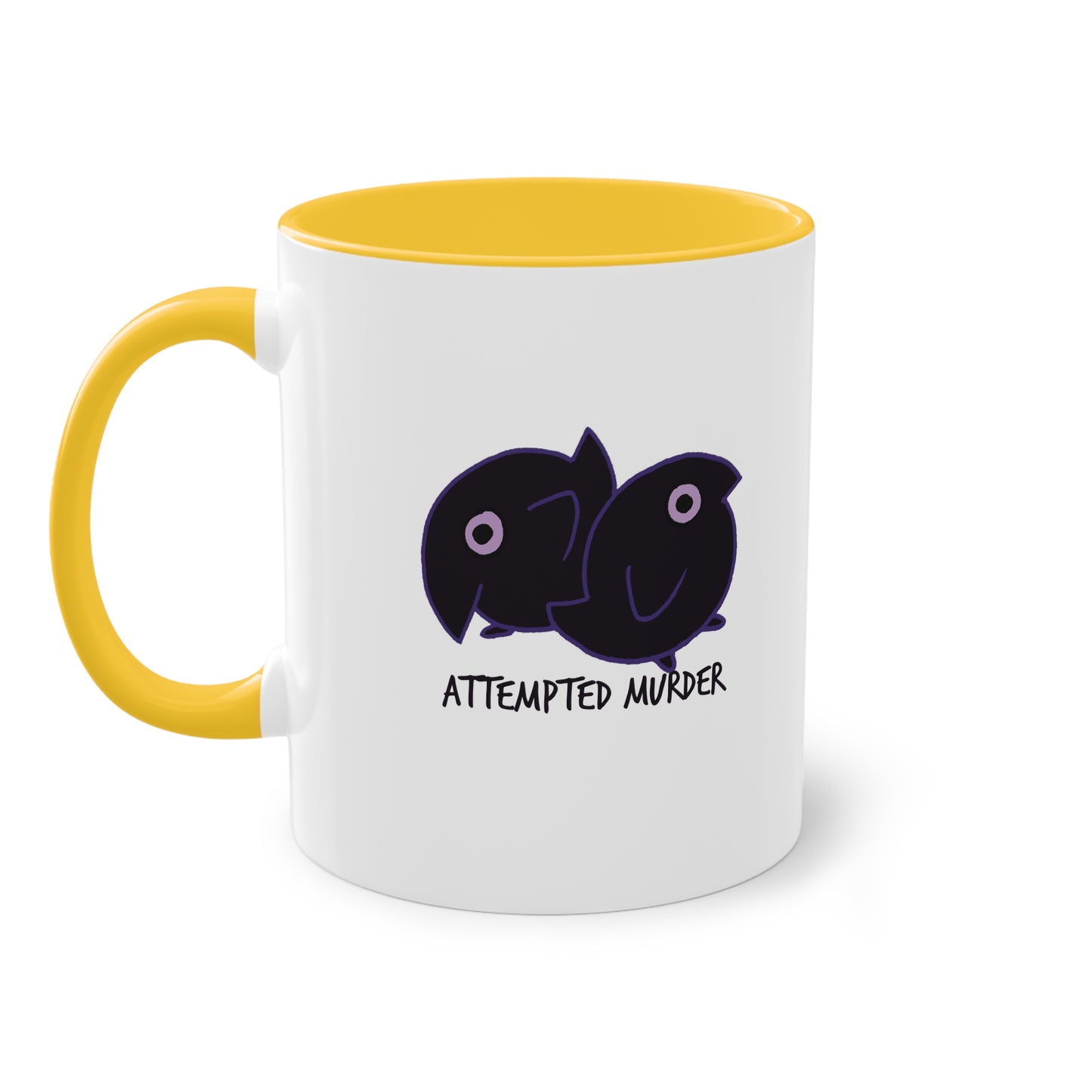Two Tone Mug - Attempted Murder Design - ALIQUOS
