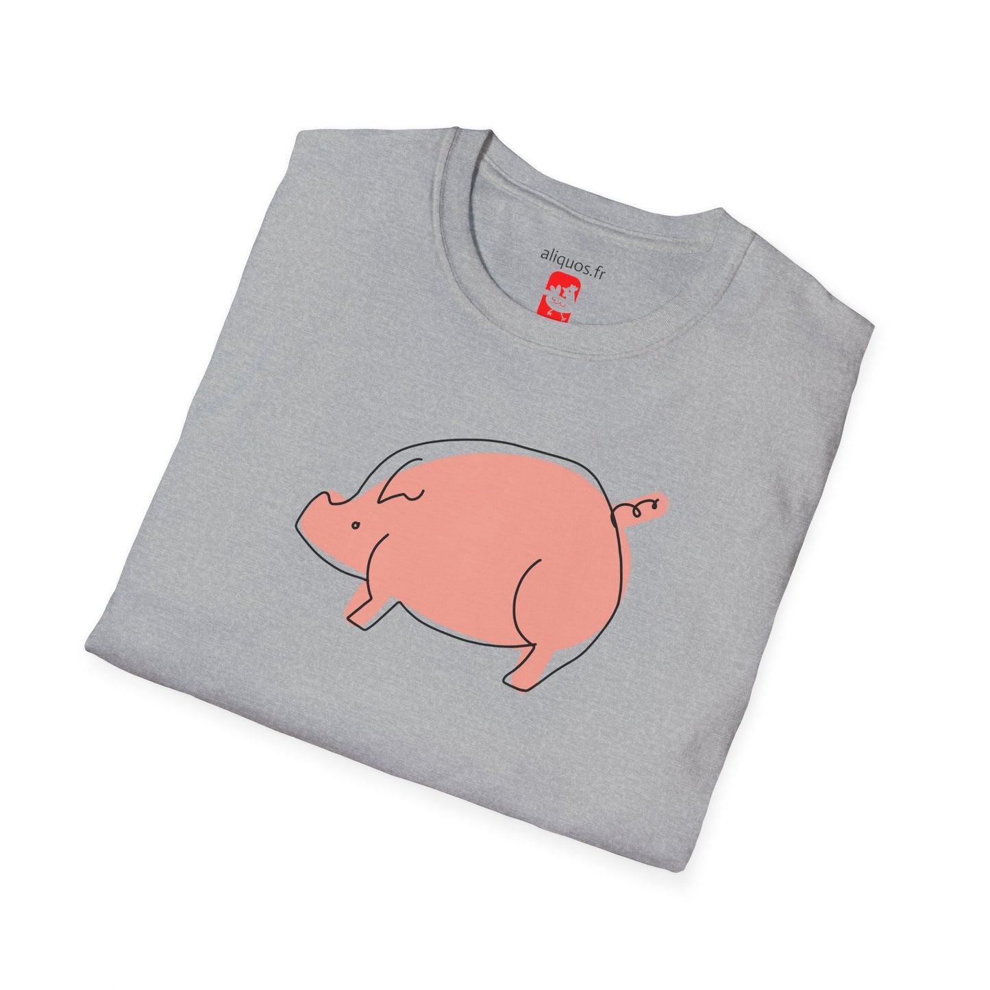 Chubby Piggy Unisex Tee - ALIQUOS
