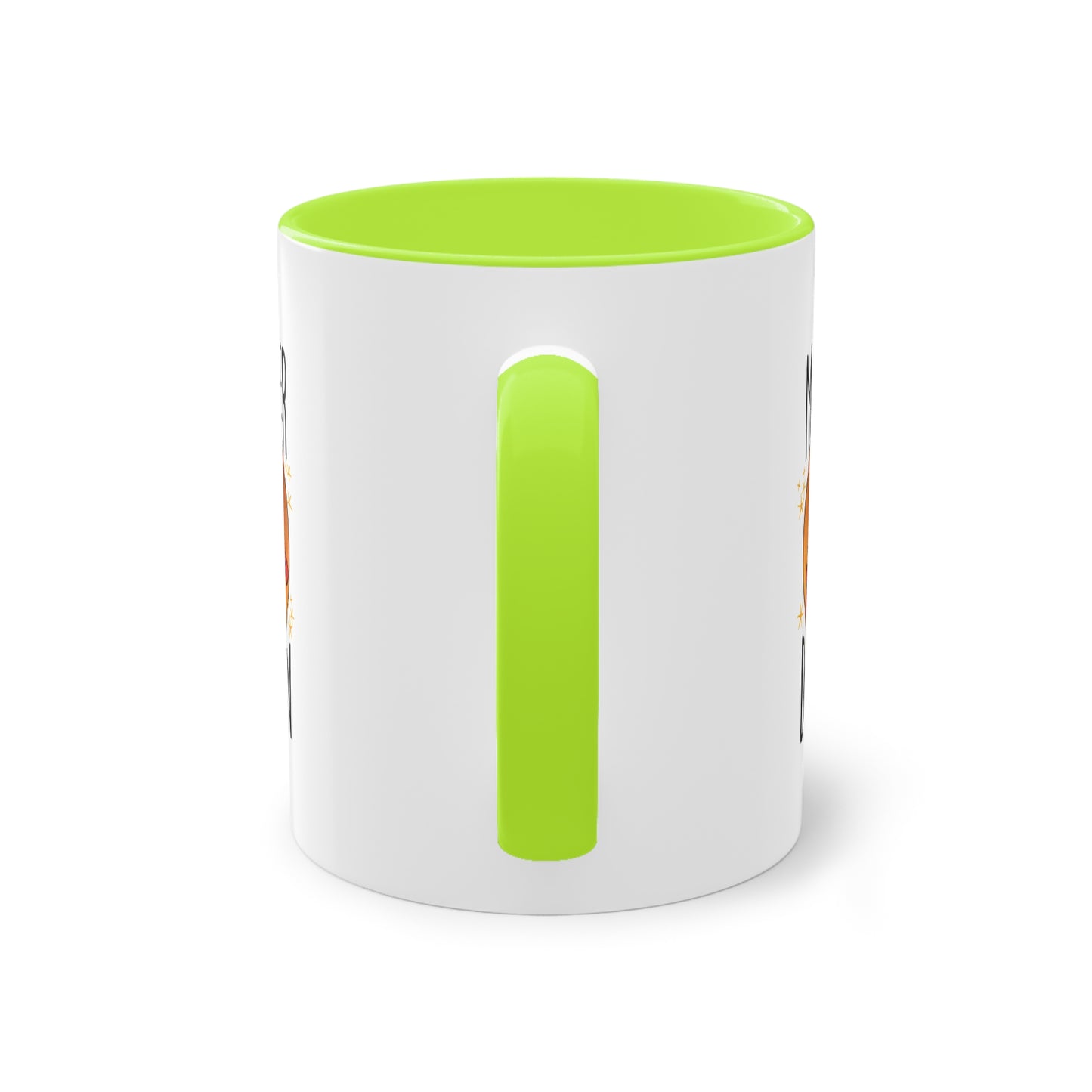 Zweifarbige Tasse – Design „Mein innerer Dämon“
