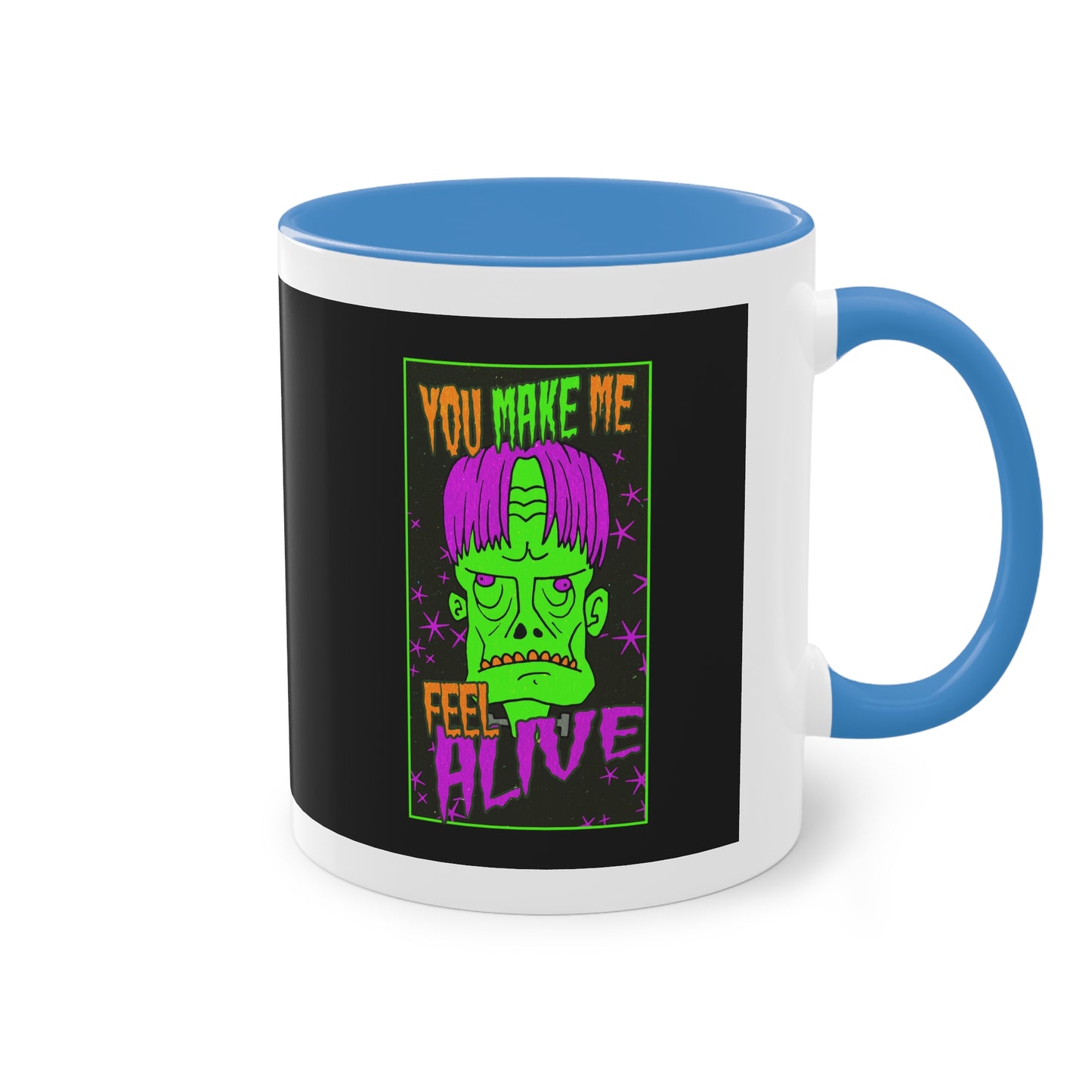 Two Tone Mug - Frankenstein Monster Design - ALIQUOS