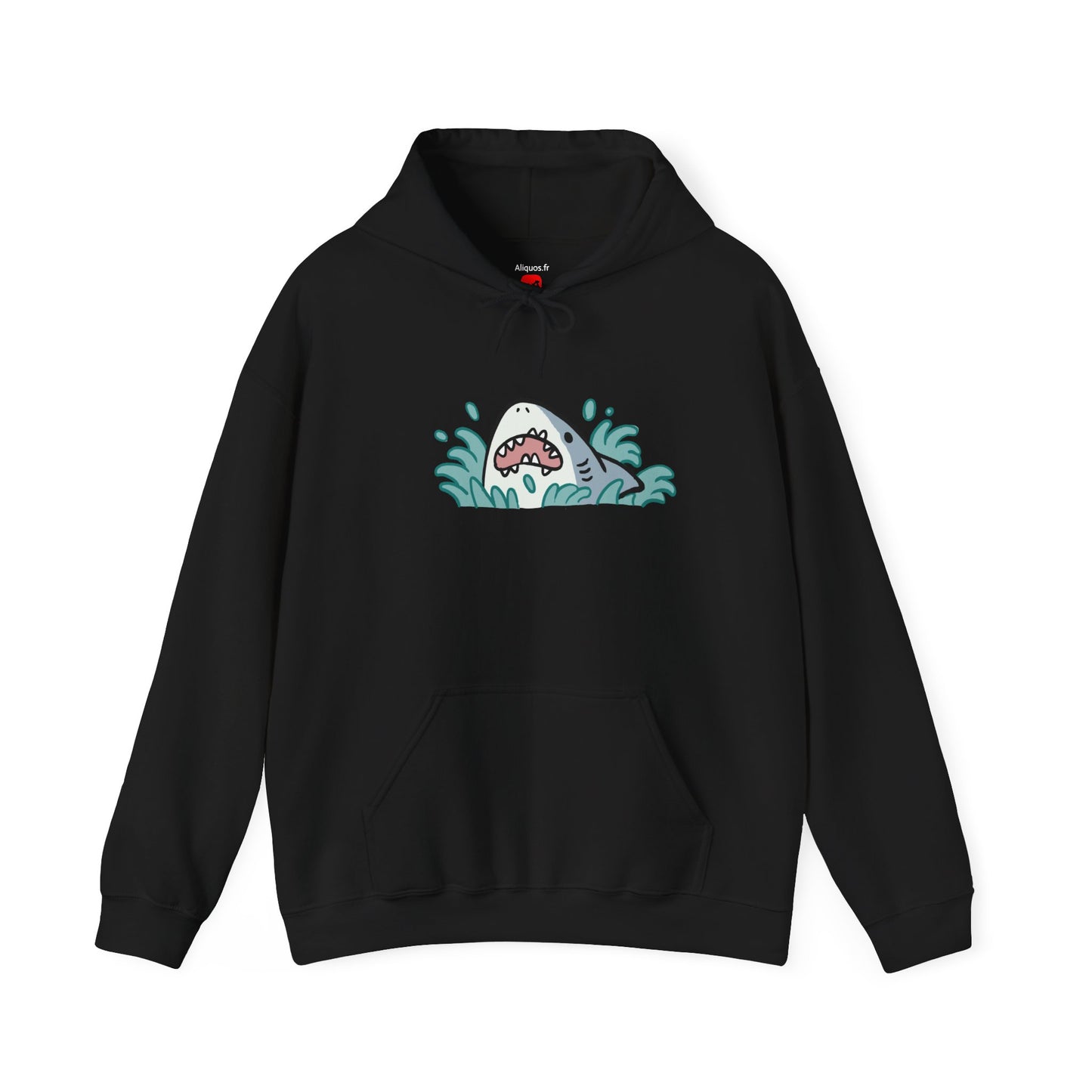 Unisex Hooded Sweatshirt - Surprise Shark - Aliquos