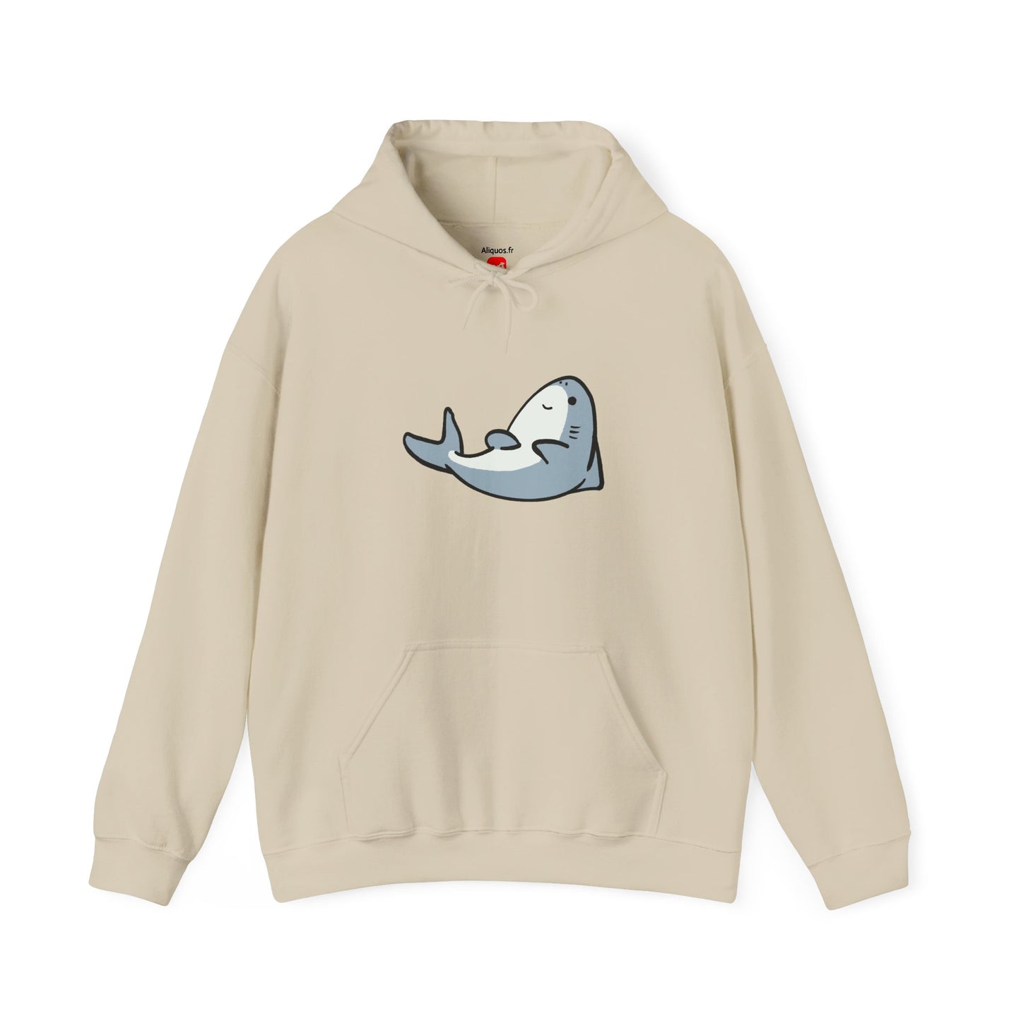 Unisex Kapuzenpullover - Entspannender Hai - Aliquos