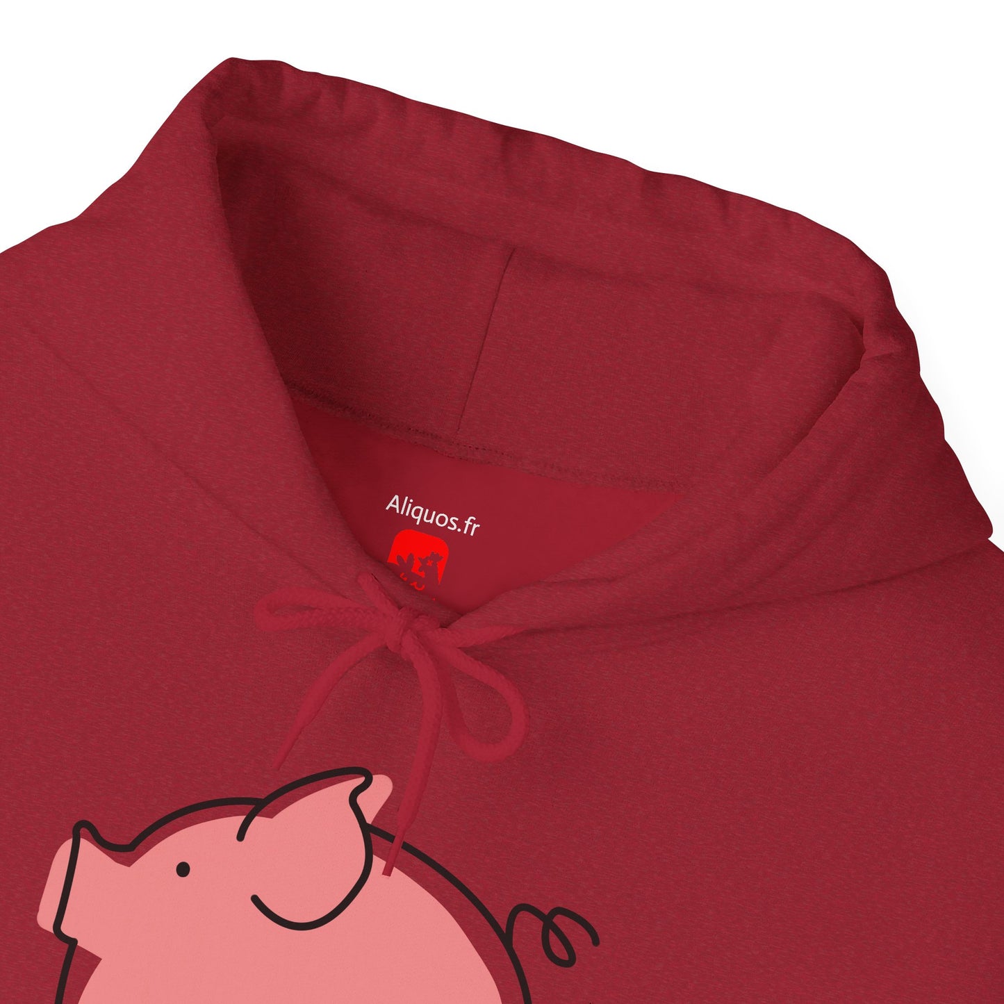 Pudgy Piggy Unisex Hooded Sweatshirt - ALIQUOS