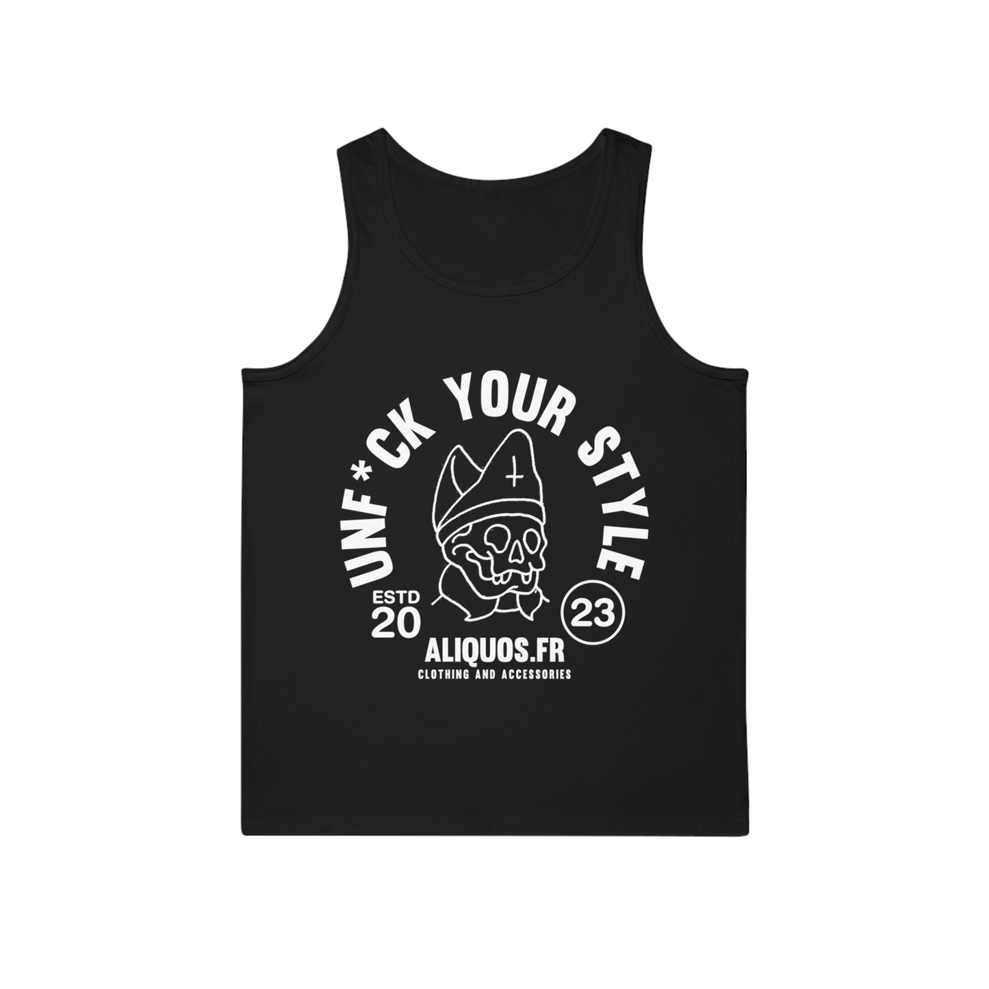 Evil Bishop Unisex Softstyle™ Tank Top - ALIQUOS