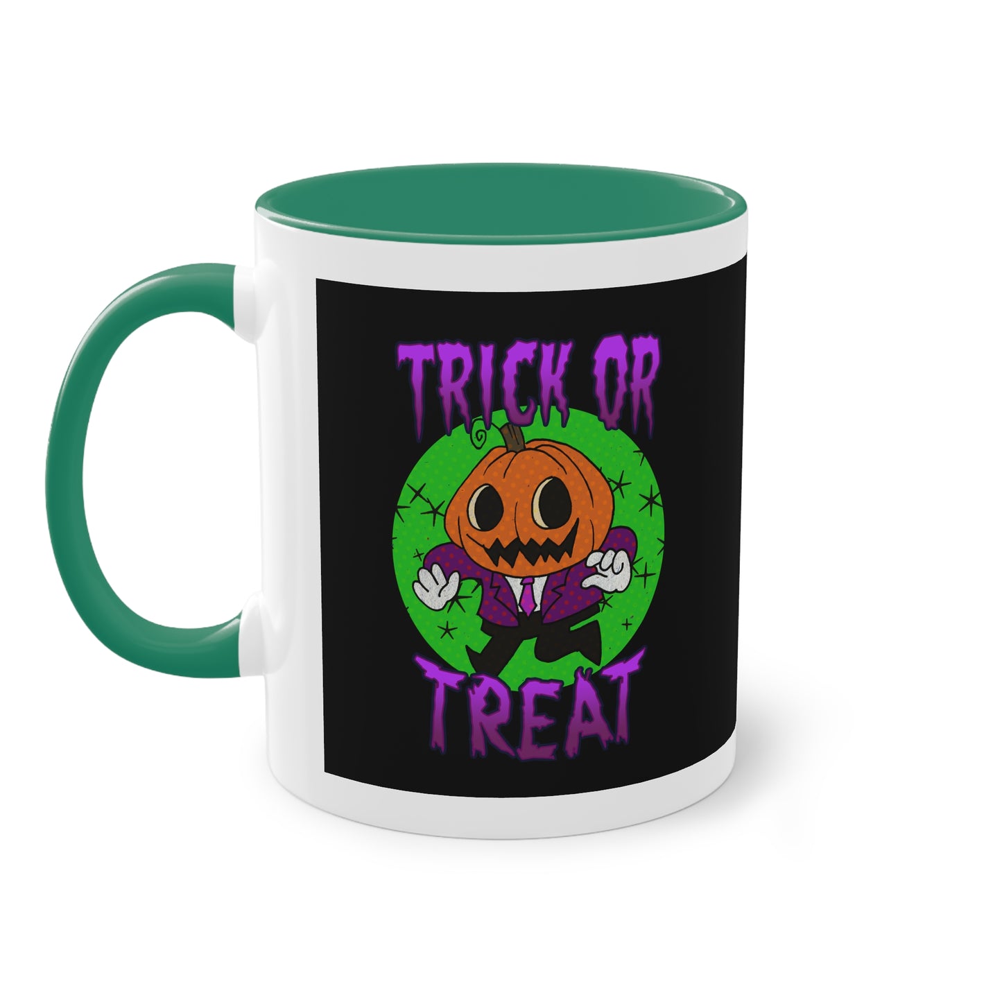 Two Tone Mug - Halloween Jack O' Lantern - ALIQUOS