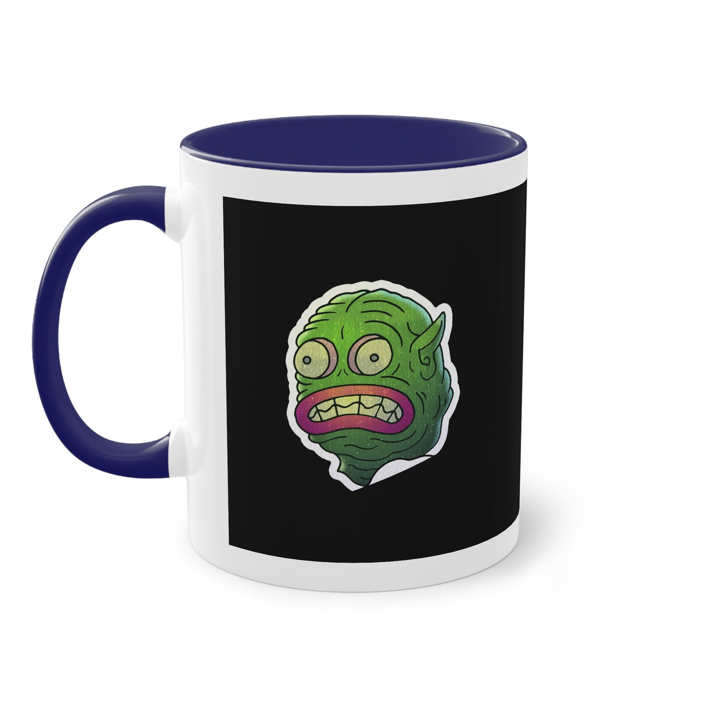 Two Tone Mug - Water Monster Design - ALIQUOS