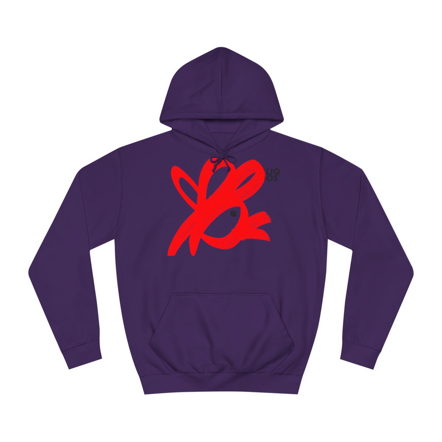 Unisex College Hoodie Painted Chicken - ALIQUOS