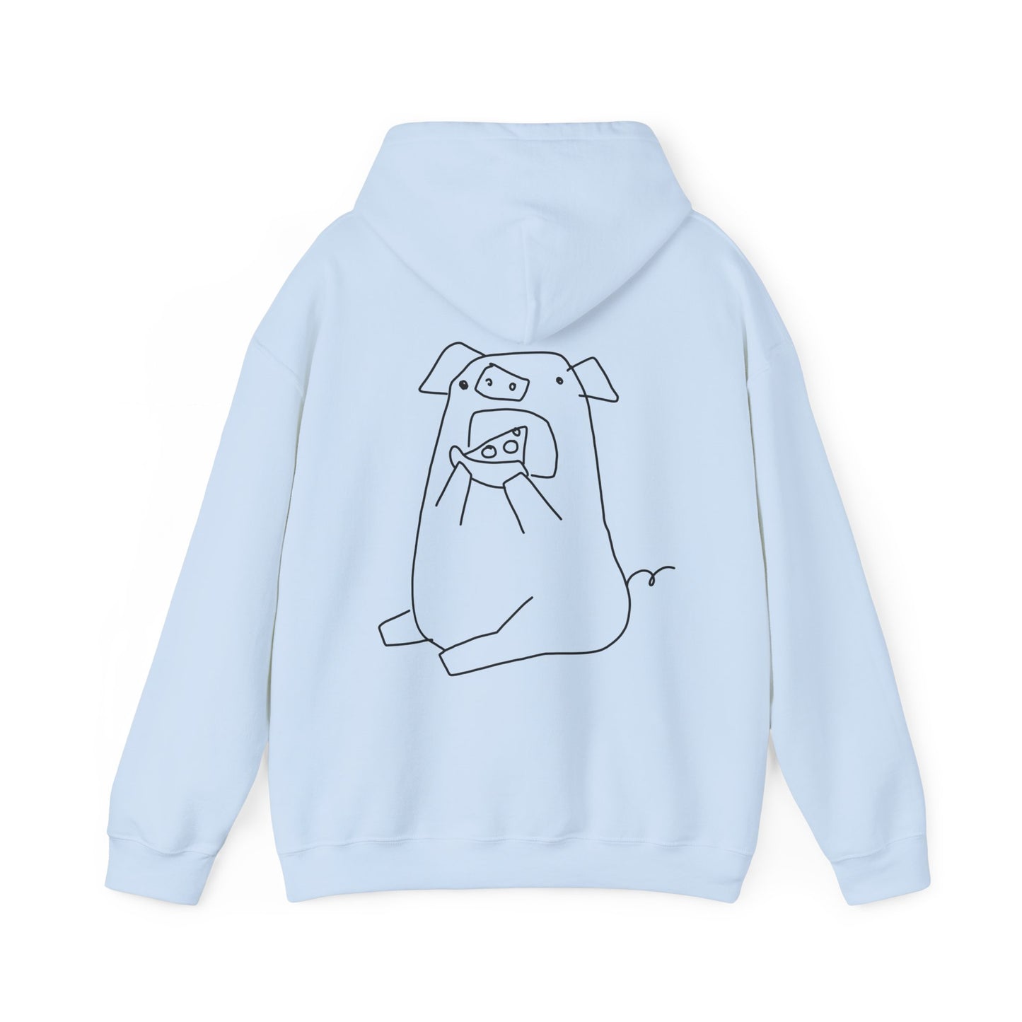 Pizza Piggy Unisex Hooded Sweatshirt - ALIQUOS