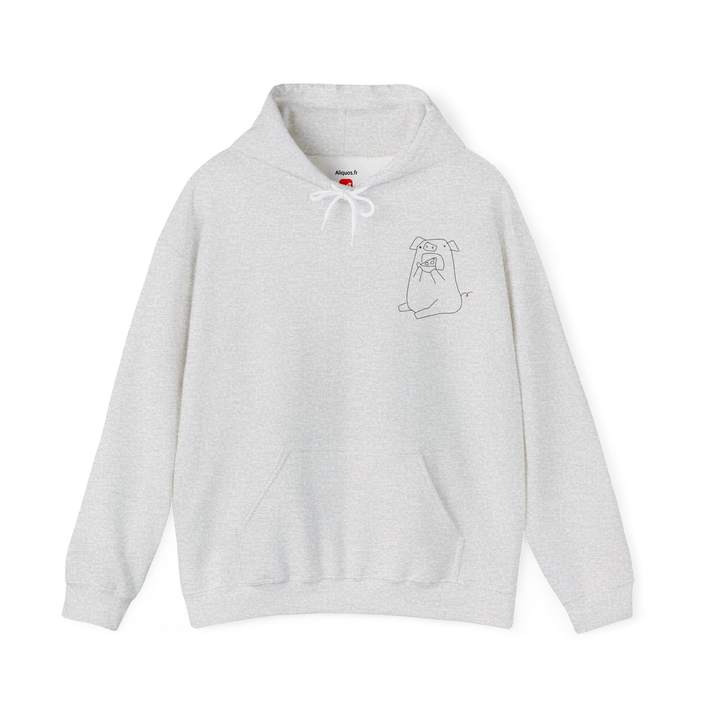 Pizza Piggy Unisex Hooded Sweatshirt - ALIQUOS