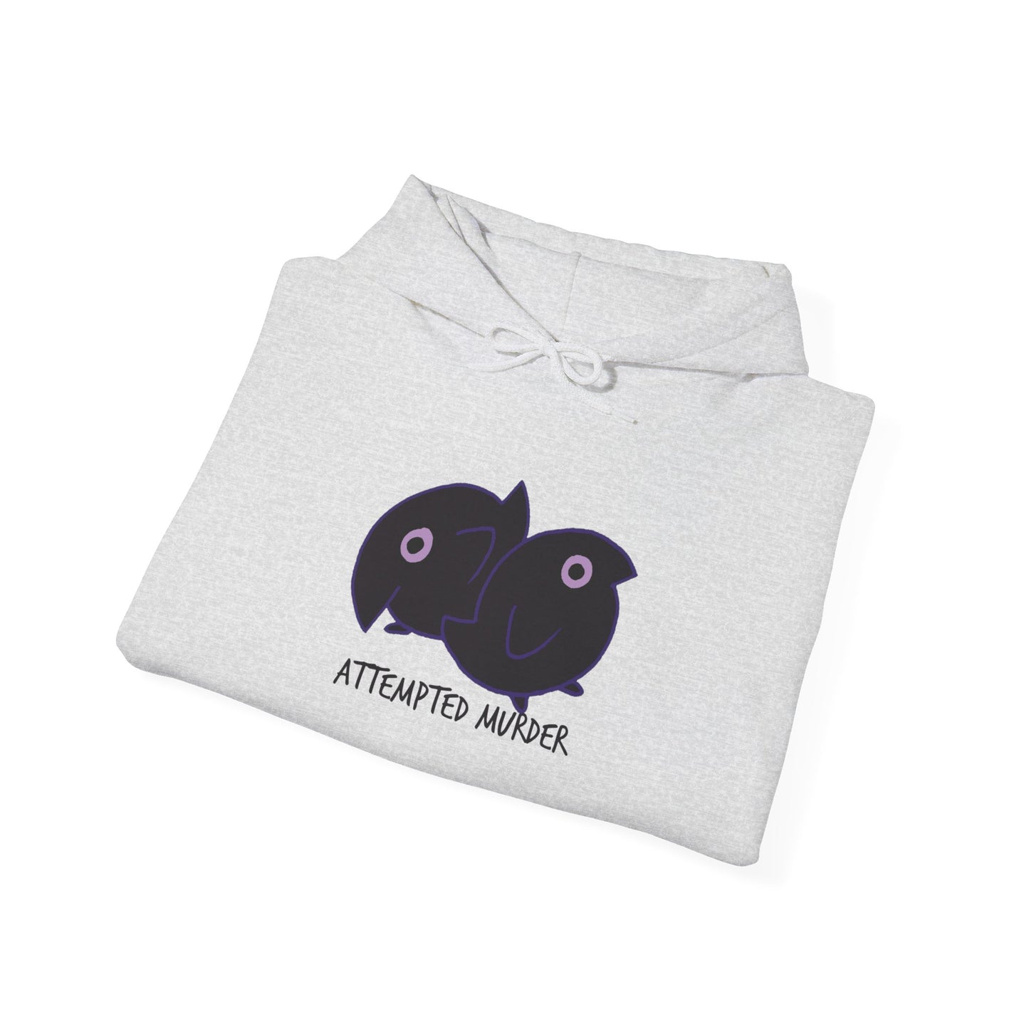 Unisex Hooded Sweatshirt - Attempted Murder Design - ALIQUOS