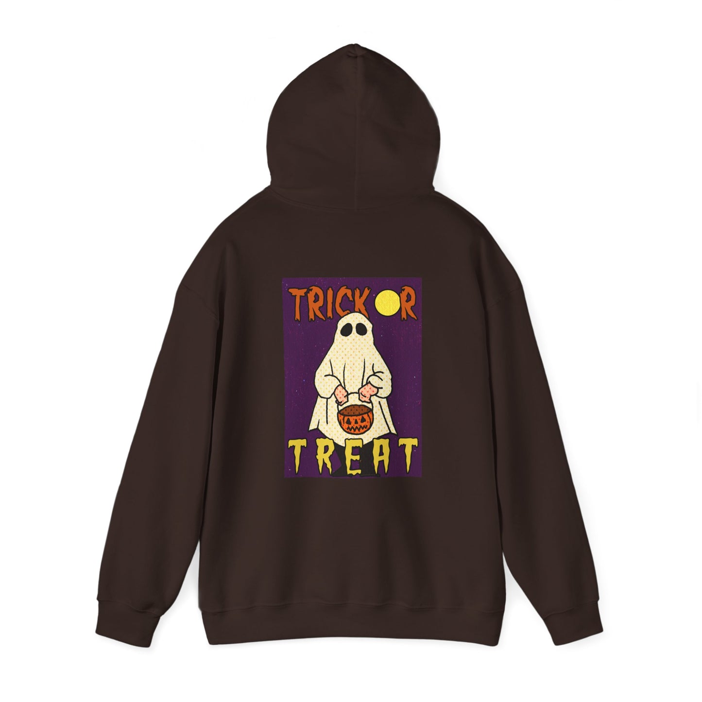 Sweat à capuche unisexe - Motif « Trick or Treat Ghost »
