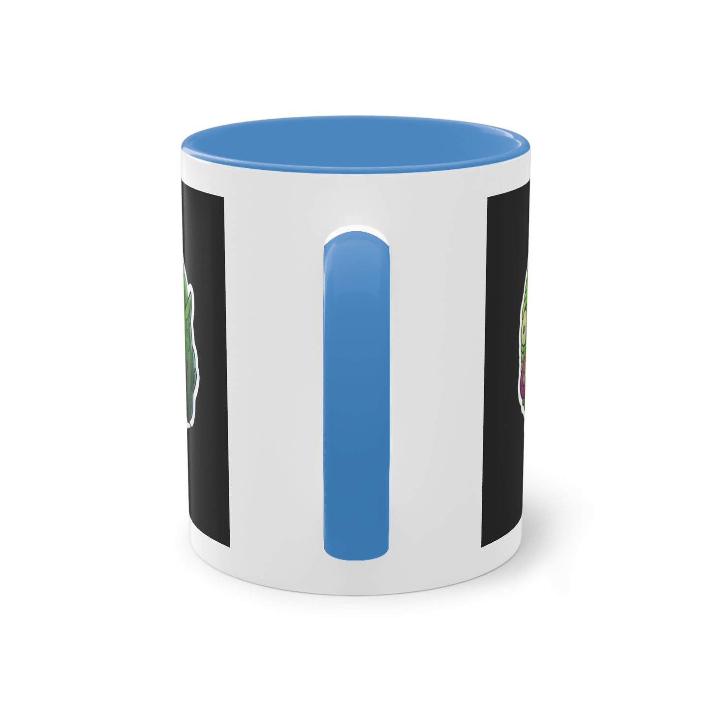 Two Tone Mug - Water Monster Design - ALIQUOS