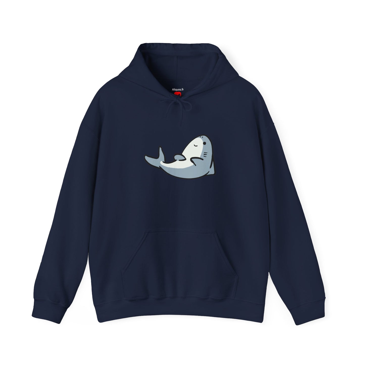 Unisex Kapuzenpullover - Entspannender Hai - Aliquos